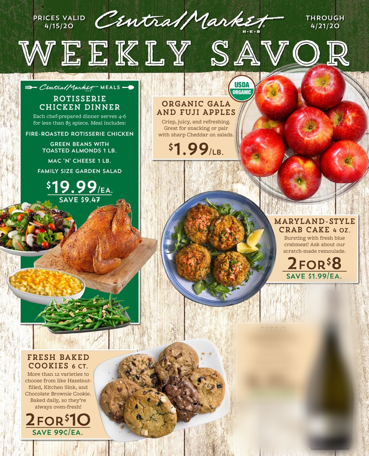 Central Market Ad from 04/15/2020