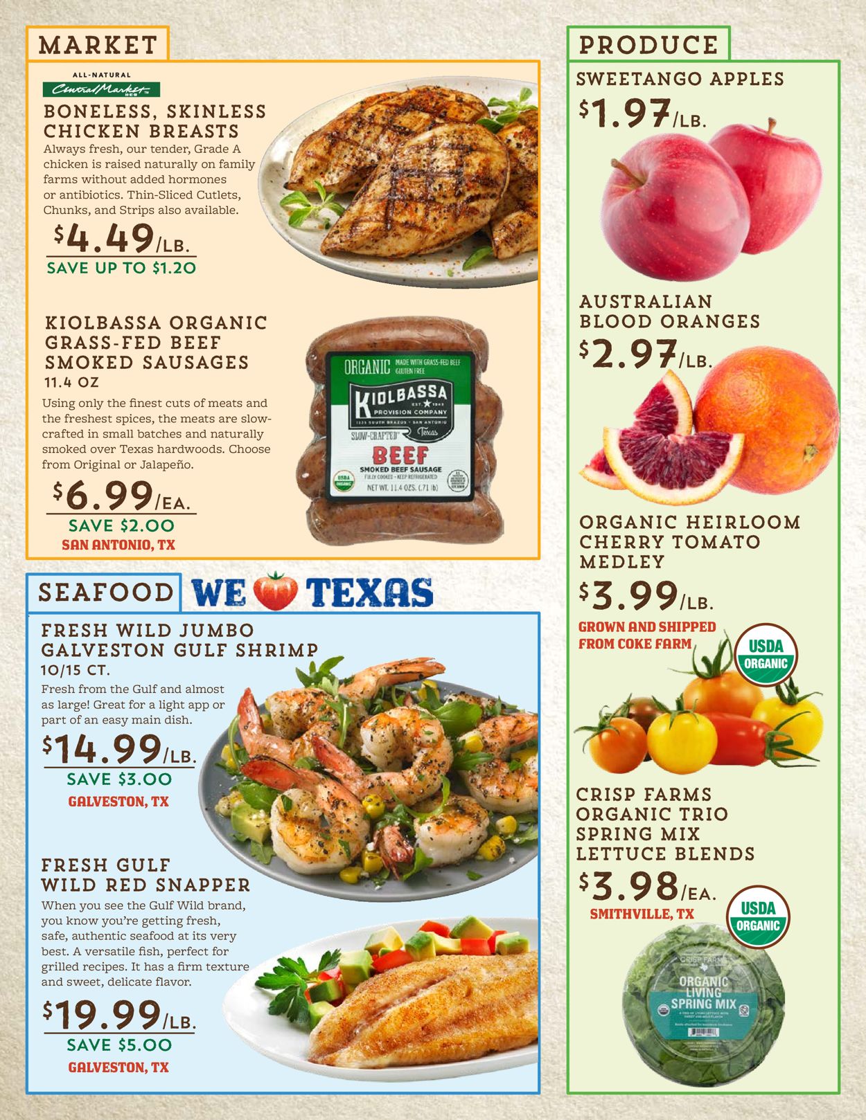 Central Market Ad from 09/23/2020