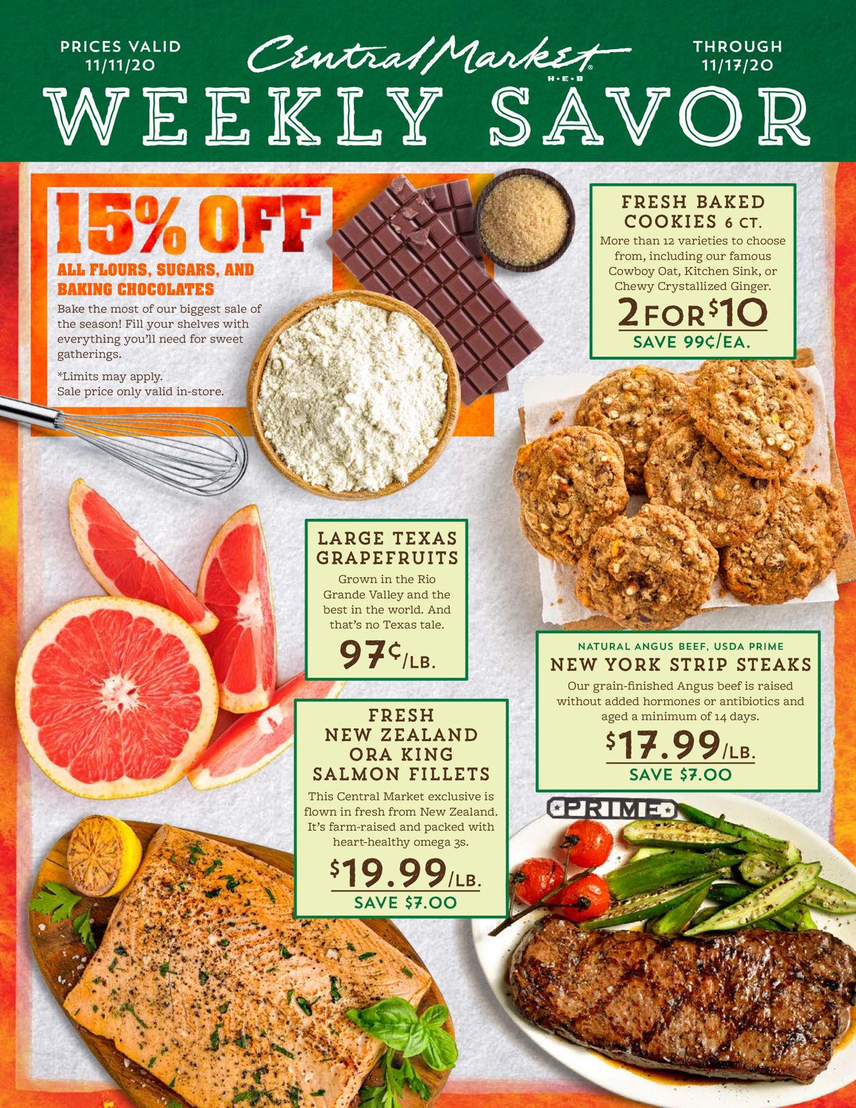 Central Market Ad from 11/11/2020