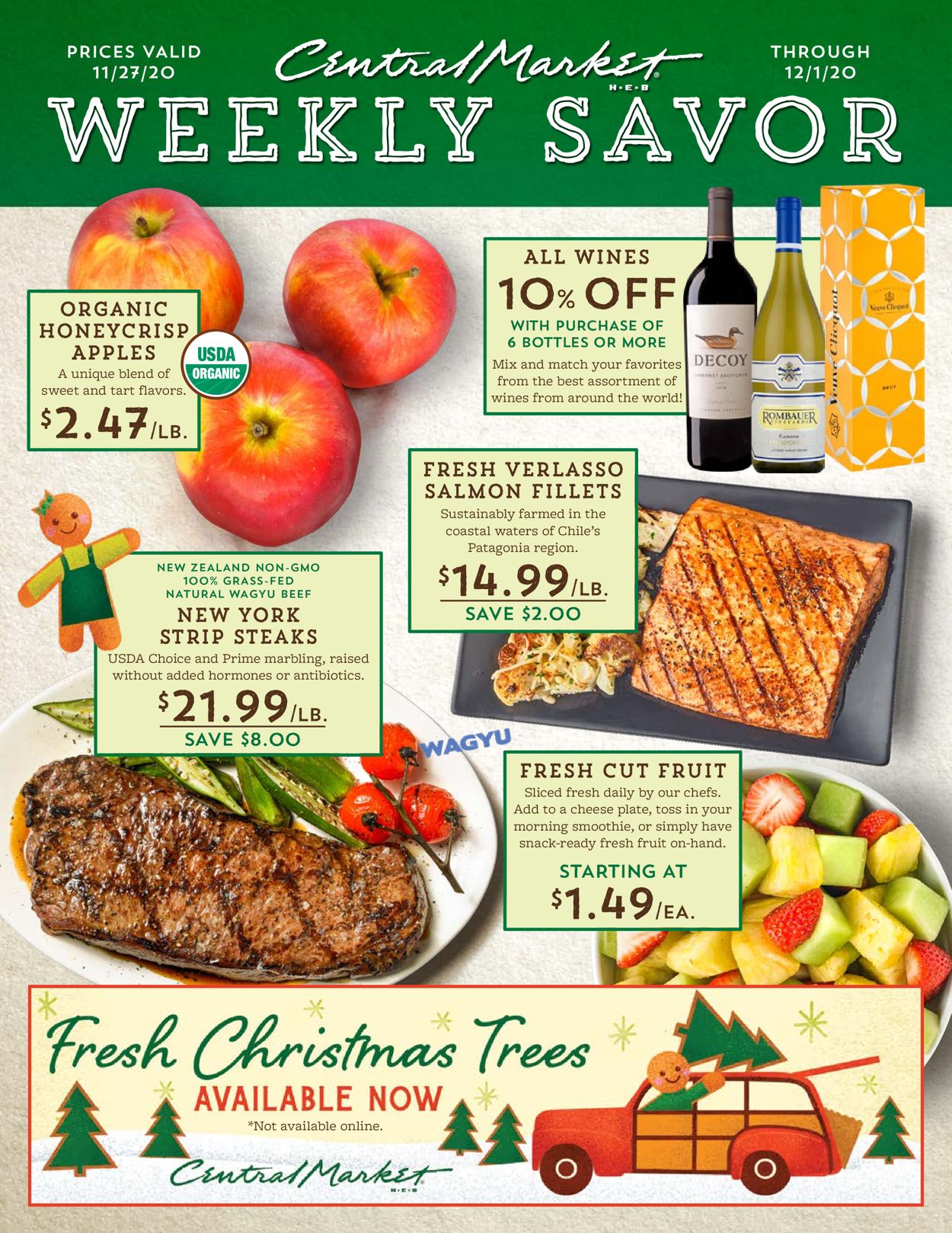 Central Market Ad from 11/27/2020