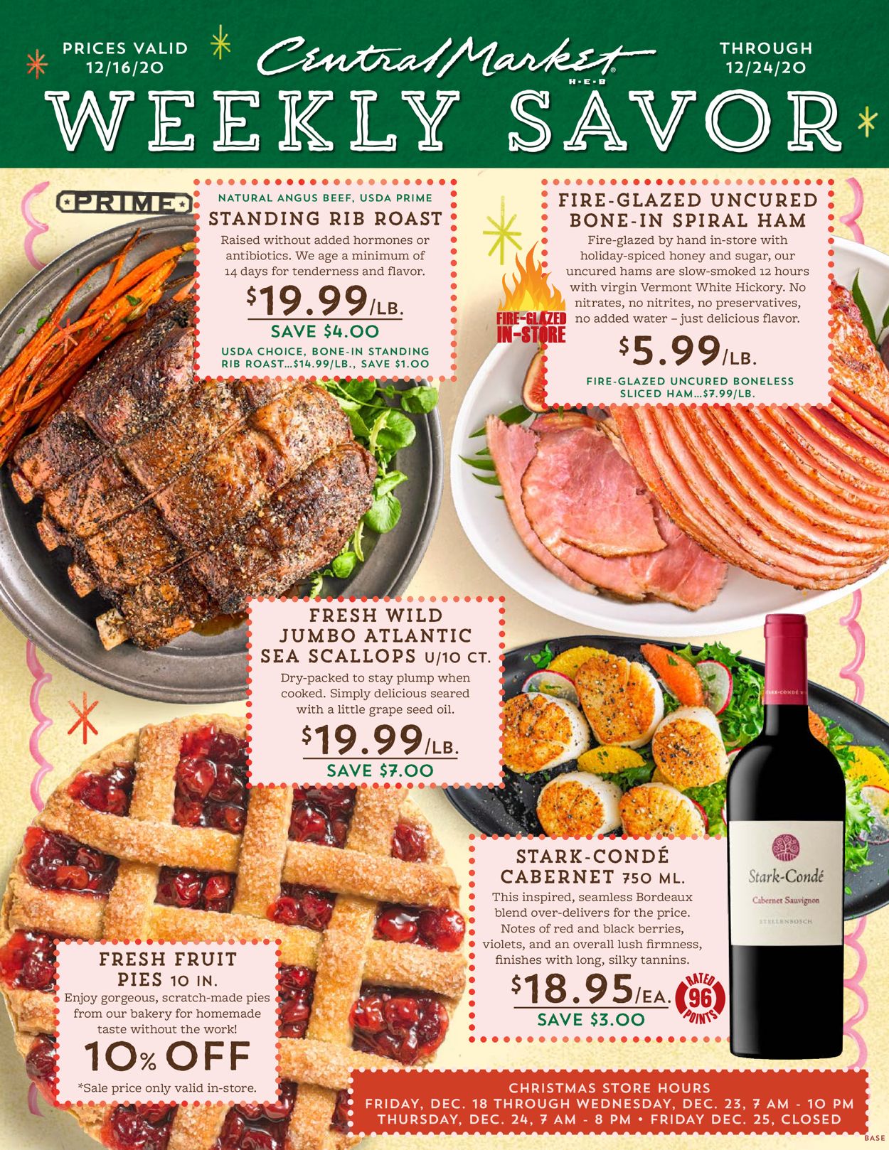 Central Market Ad from 12/16/2020