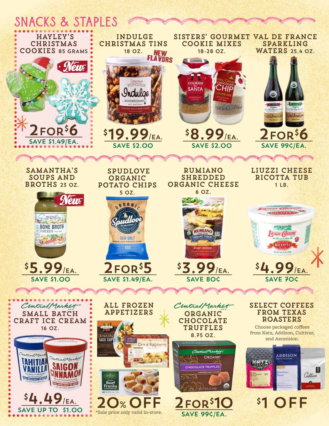 Central Market Ad from 12/16/2020