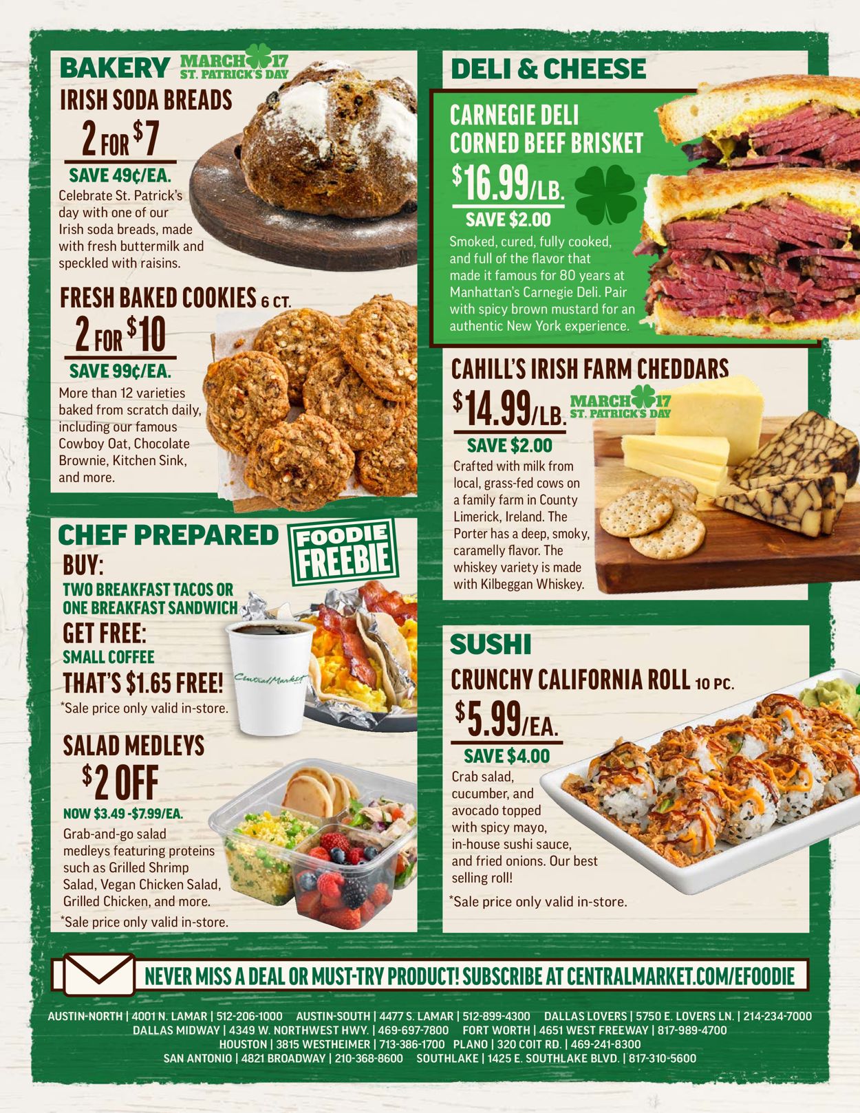 Central Market Ad from 03/10/2021