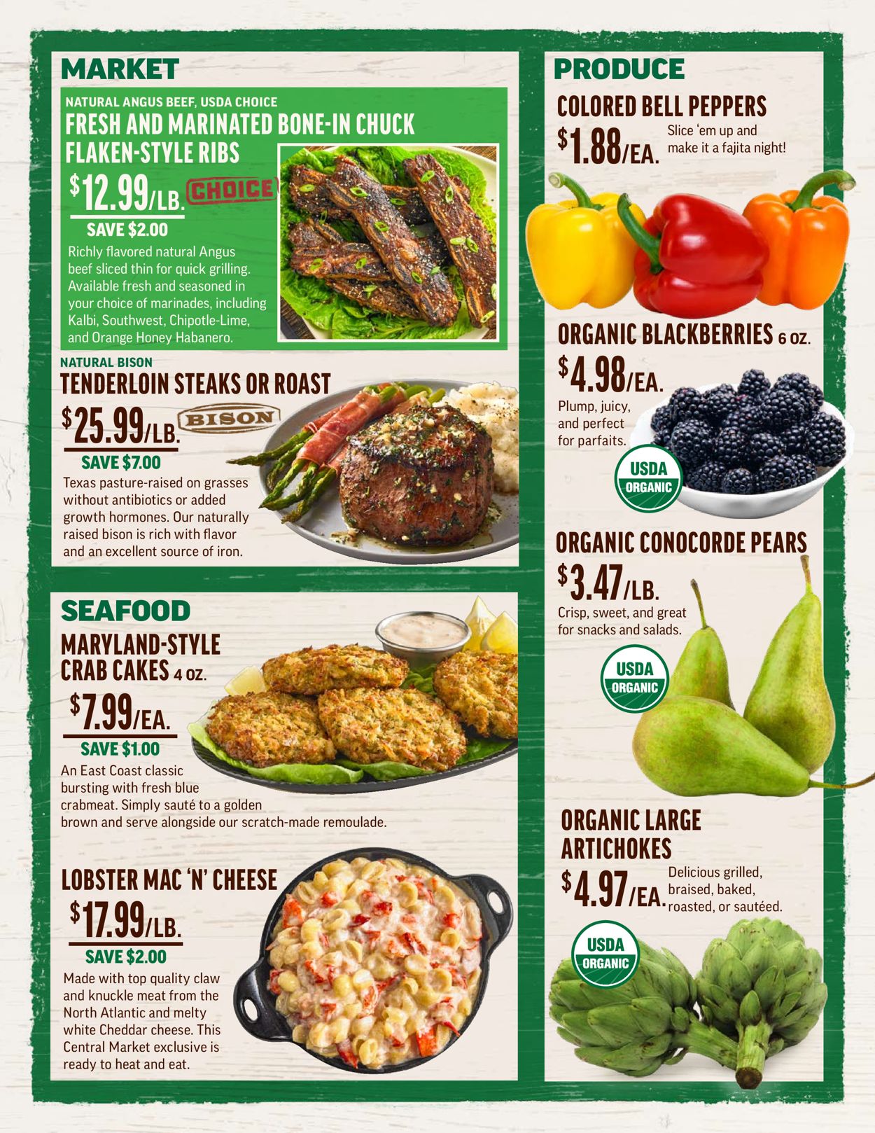 Central Market Ad from 10/06/2021