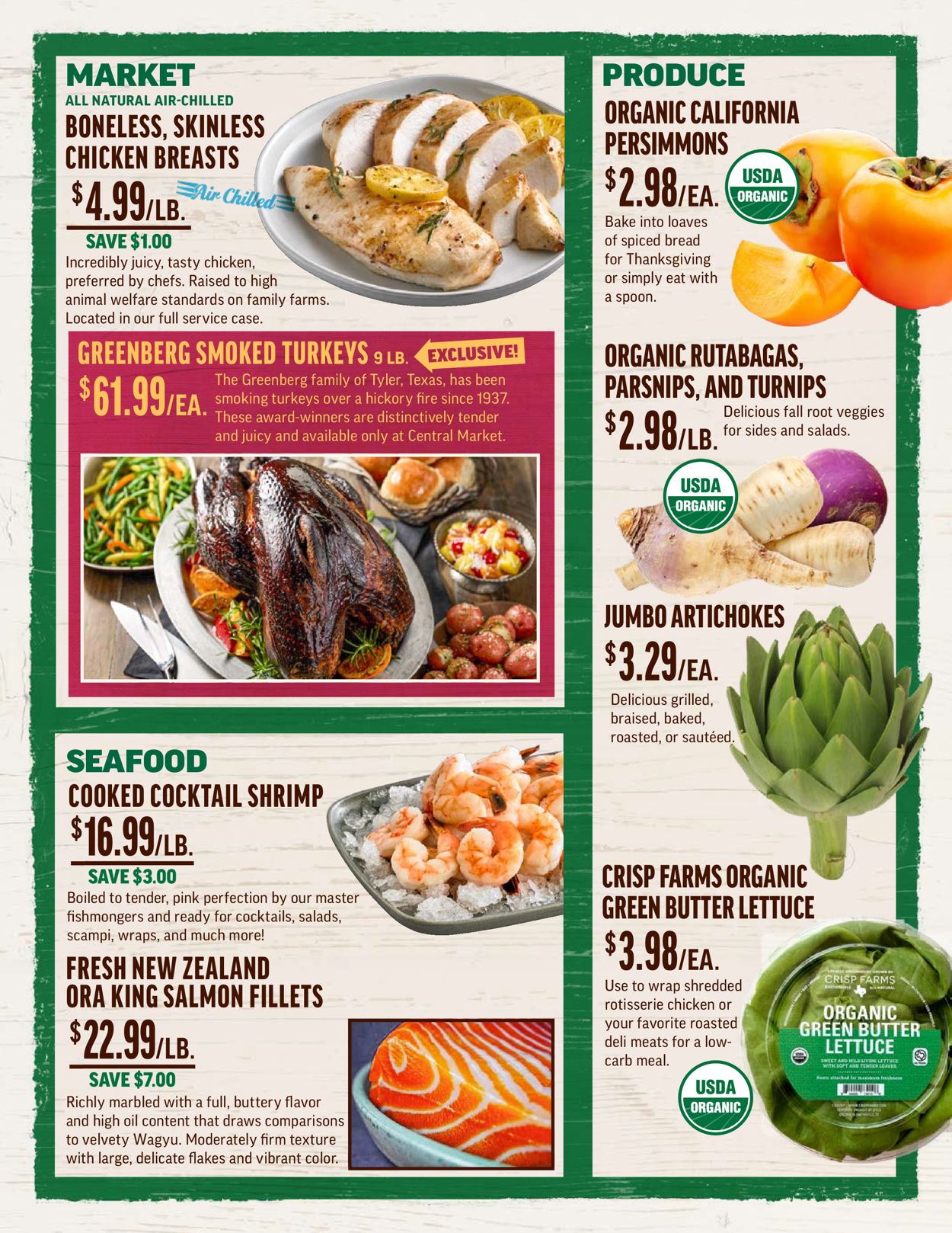 Central Market Ad from 11/10/2021