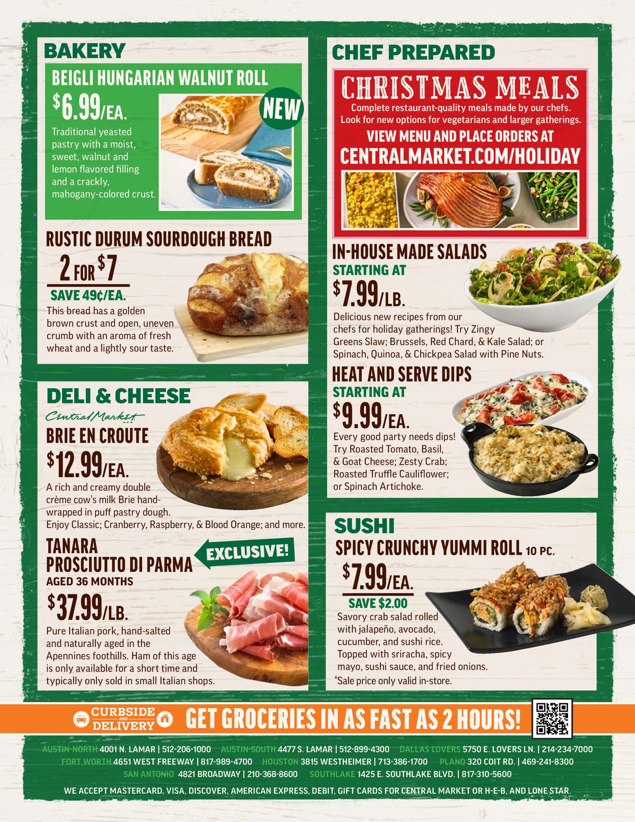 Central Market Ad from 12/01/2021