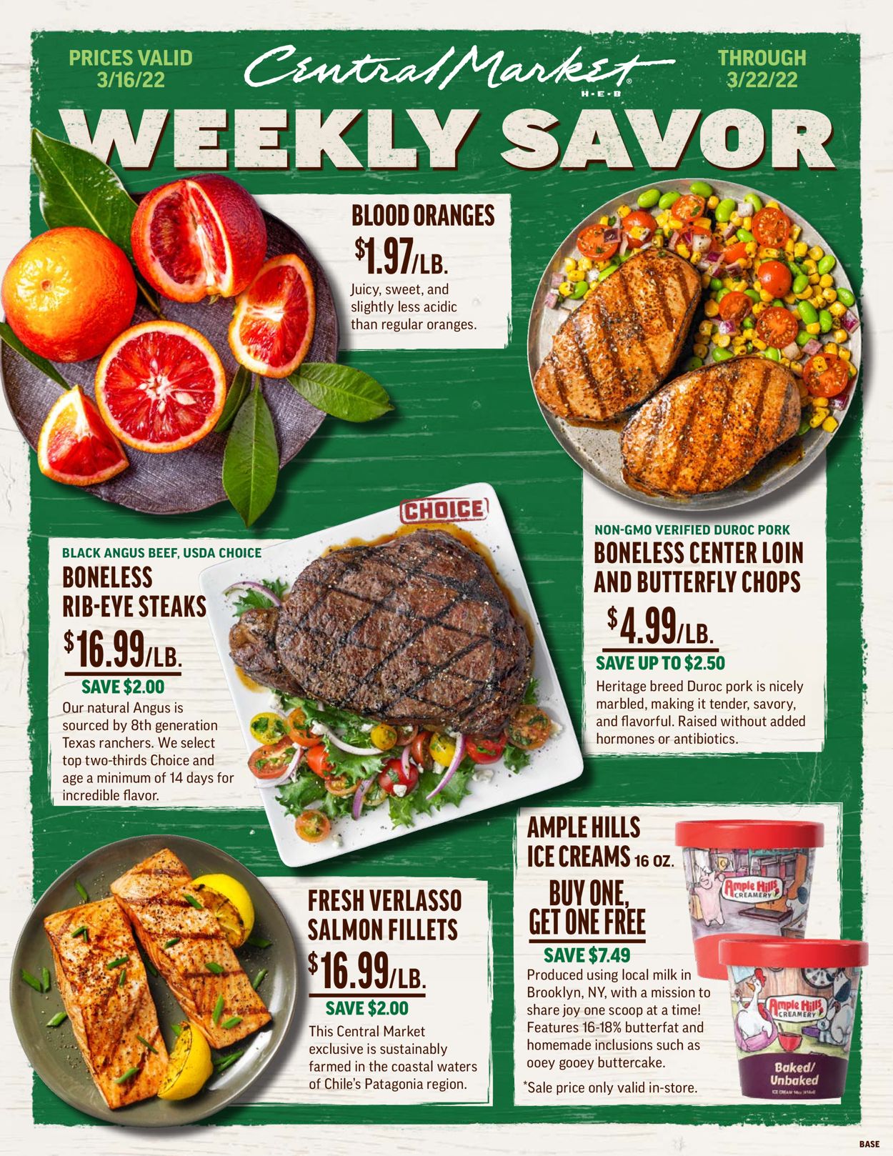 Central Market Ad from 03/16/2022