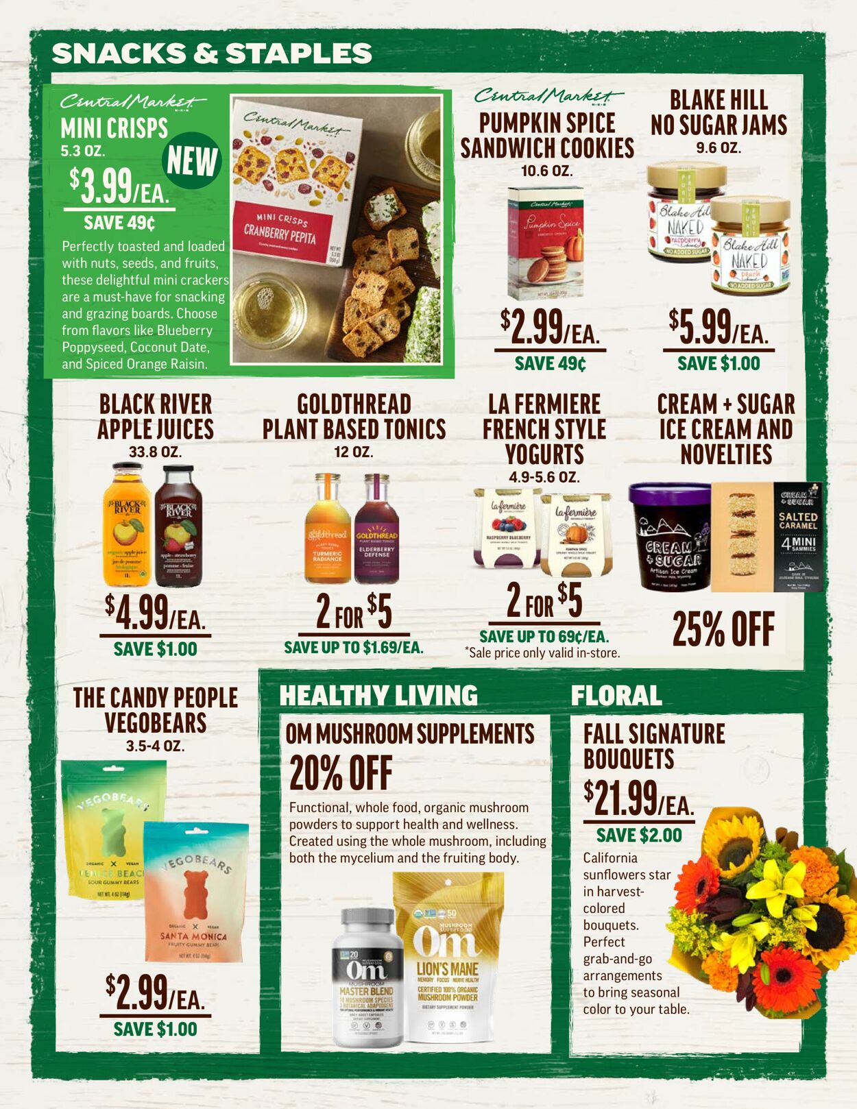 Central Market Ad from 09/28/2022