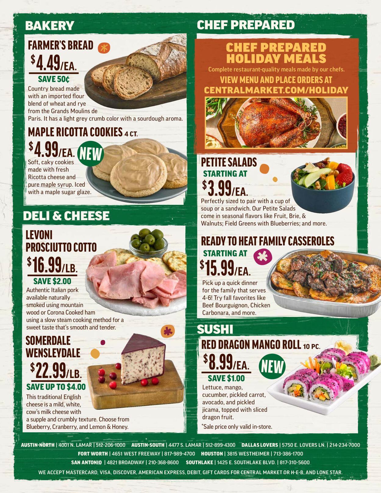 Central Market Ad from 11/09/2022