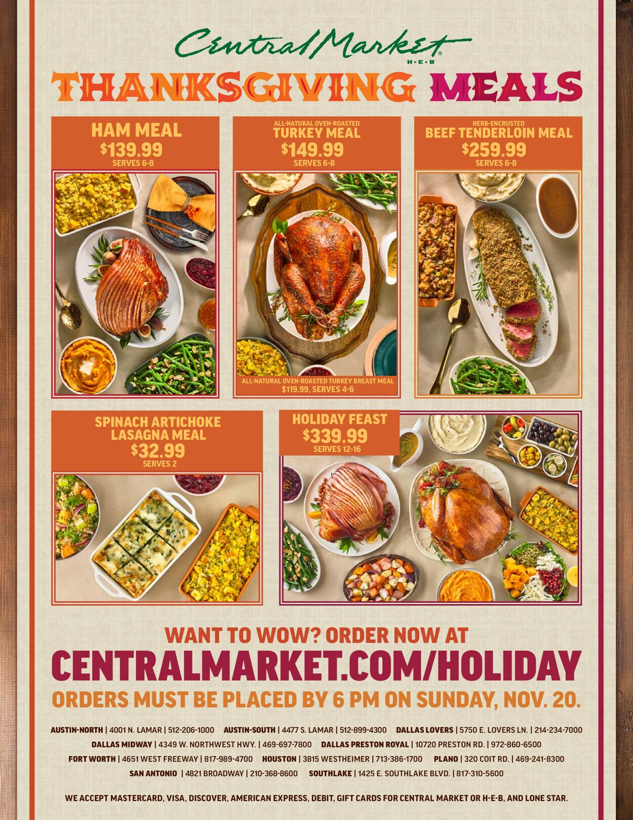 Central Market Ad from 11/16/2022