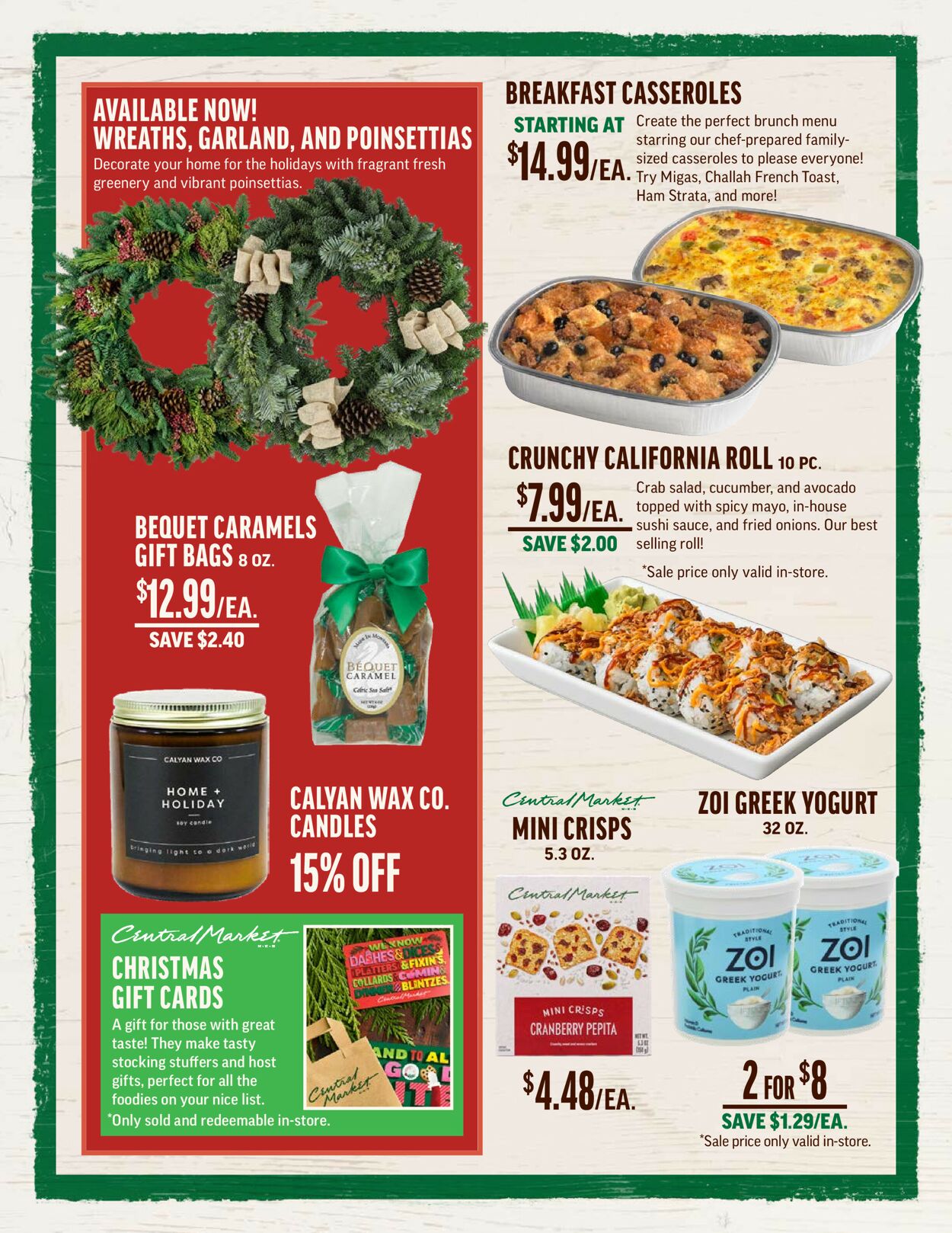 Central Market Ad from 11/25/2022