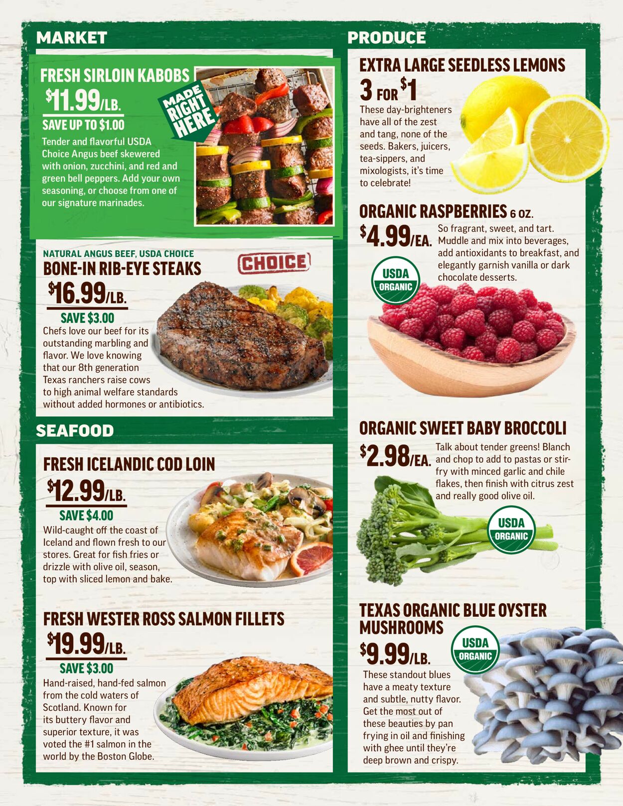 Central Market Ad from 02/22/2023