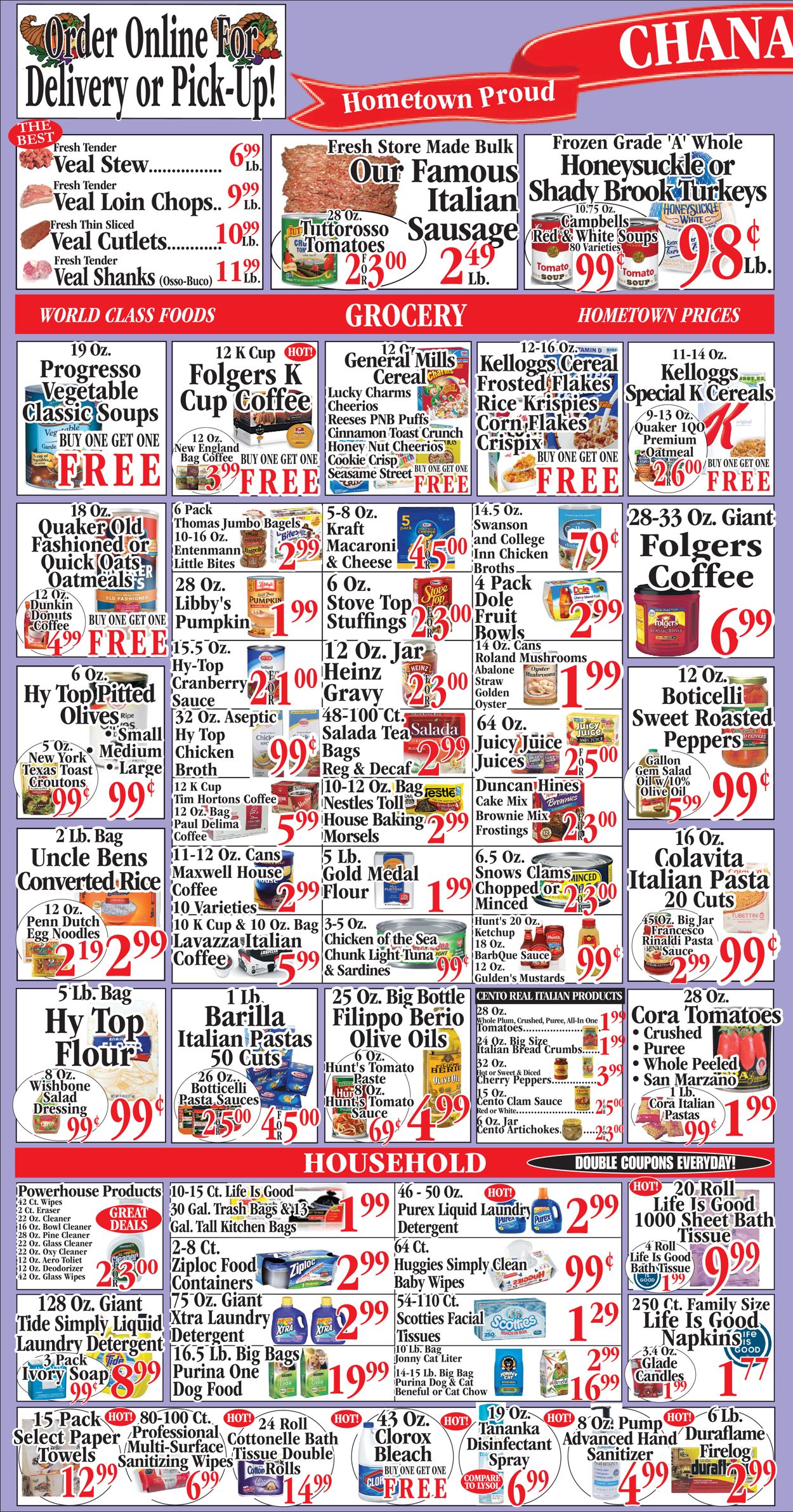 Chanatry's Hometown Market Ad from 02/14/2021