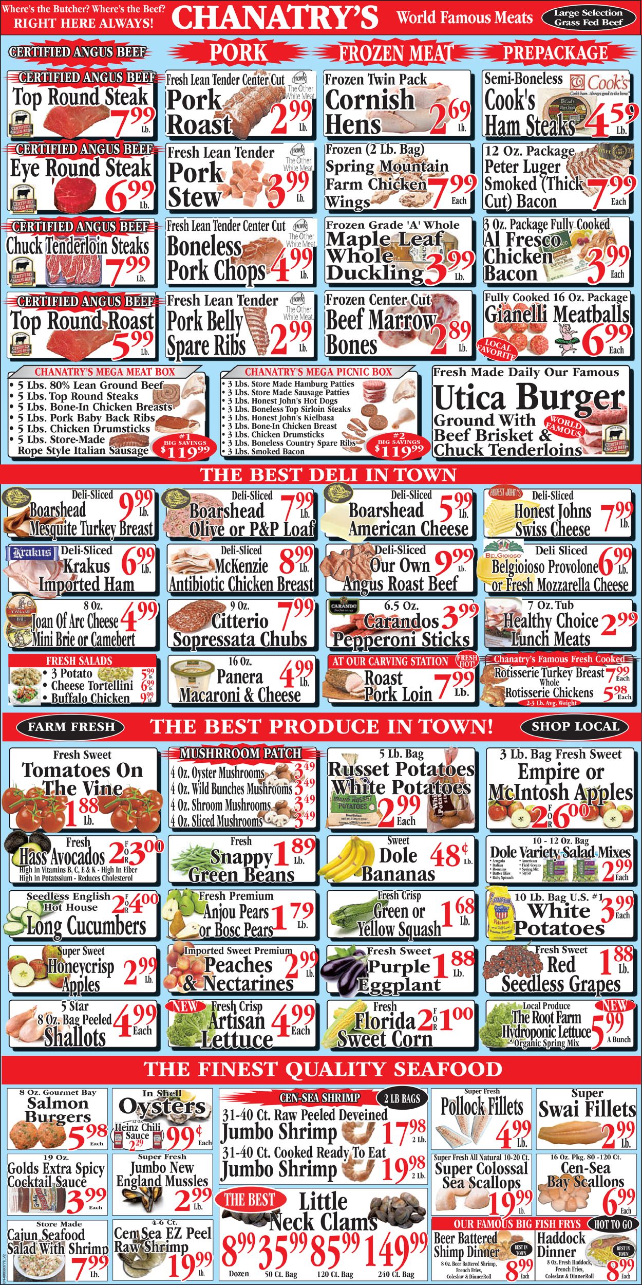 Chanatry's Hometown Market Ad from 04/11/2021