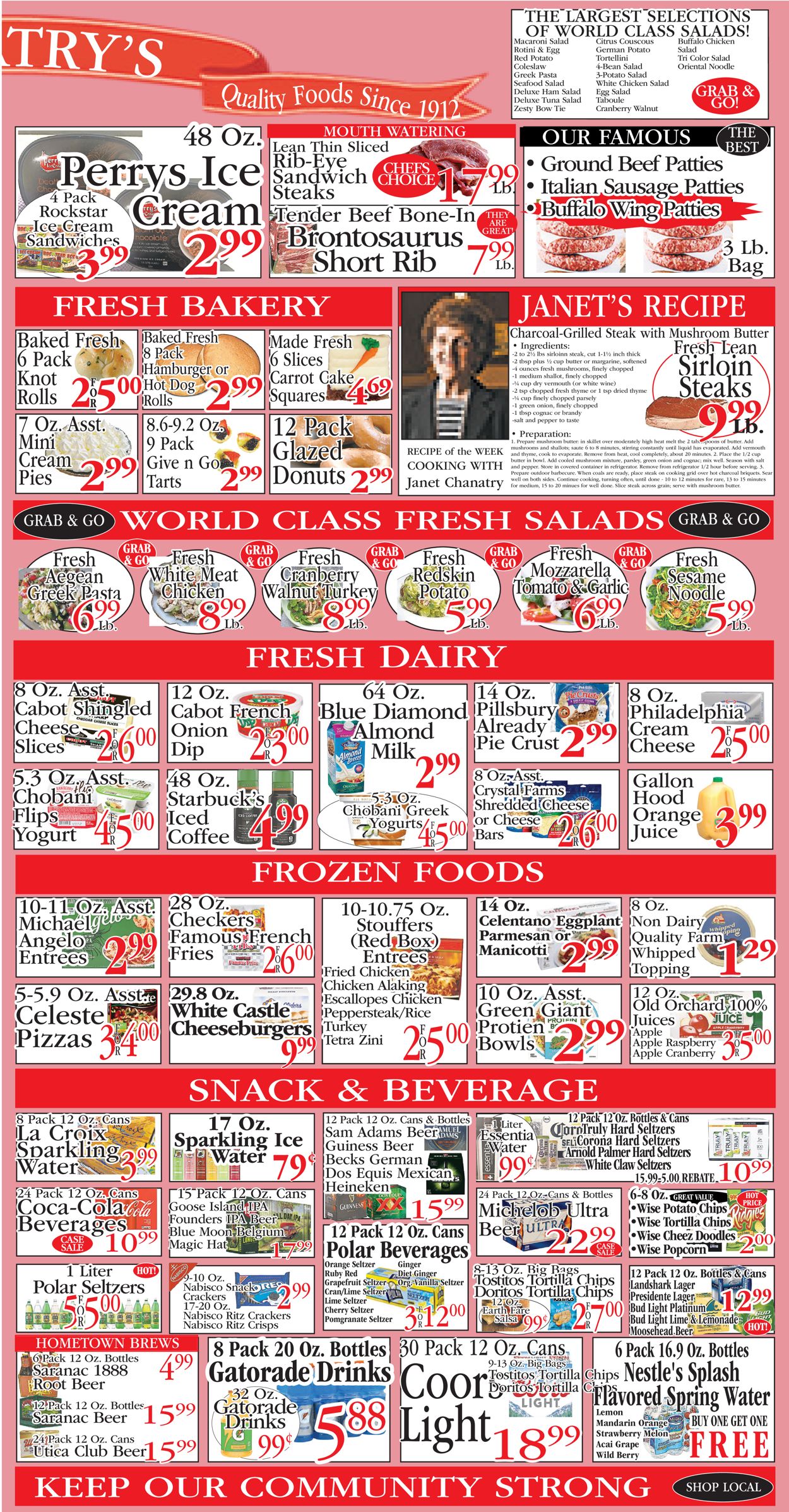 Chanatry's Hometown Market Ad from 04/25/2021