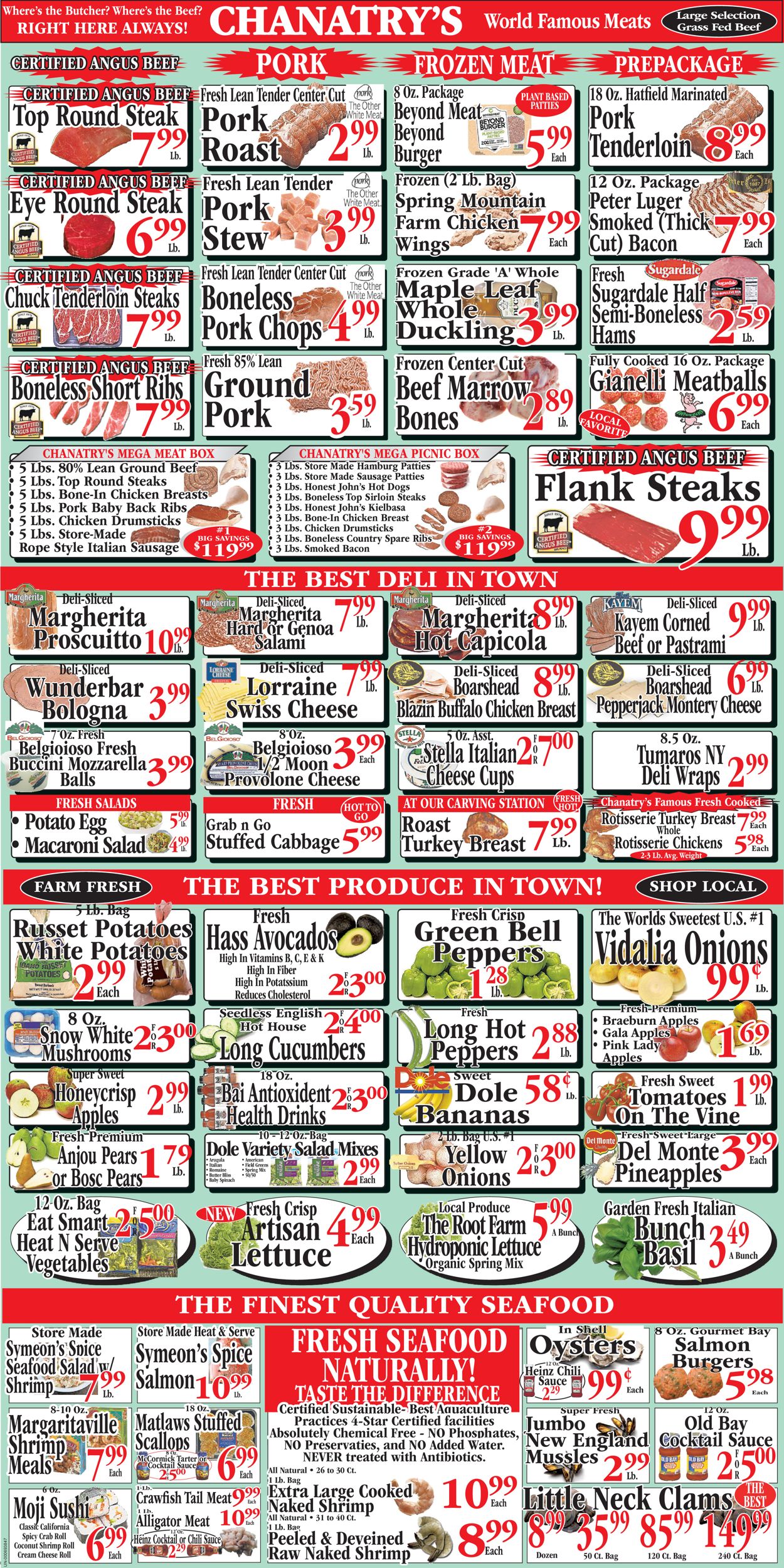 Chanatry's Hometown Market Ad from 05/02/2021