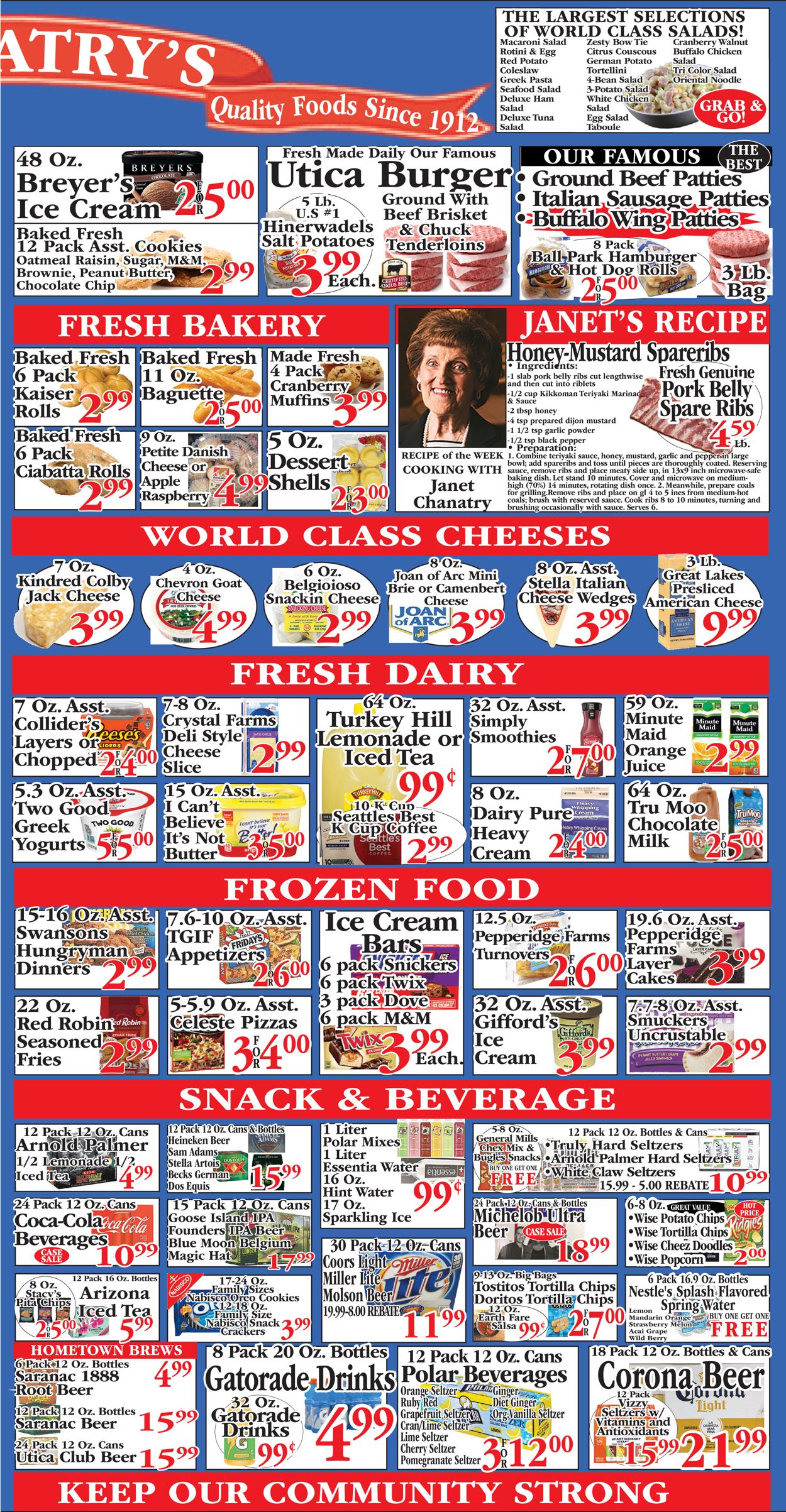Chanatry's Hometown Market Ad from 07/04/2021