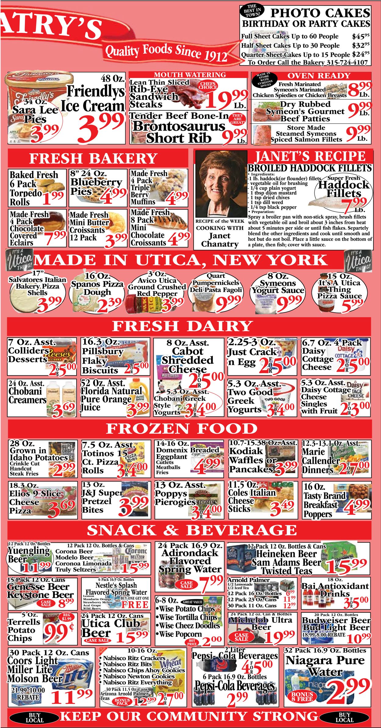 Chanatry's Hometown Market Ad from 01/23/2022