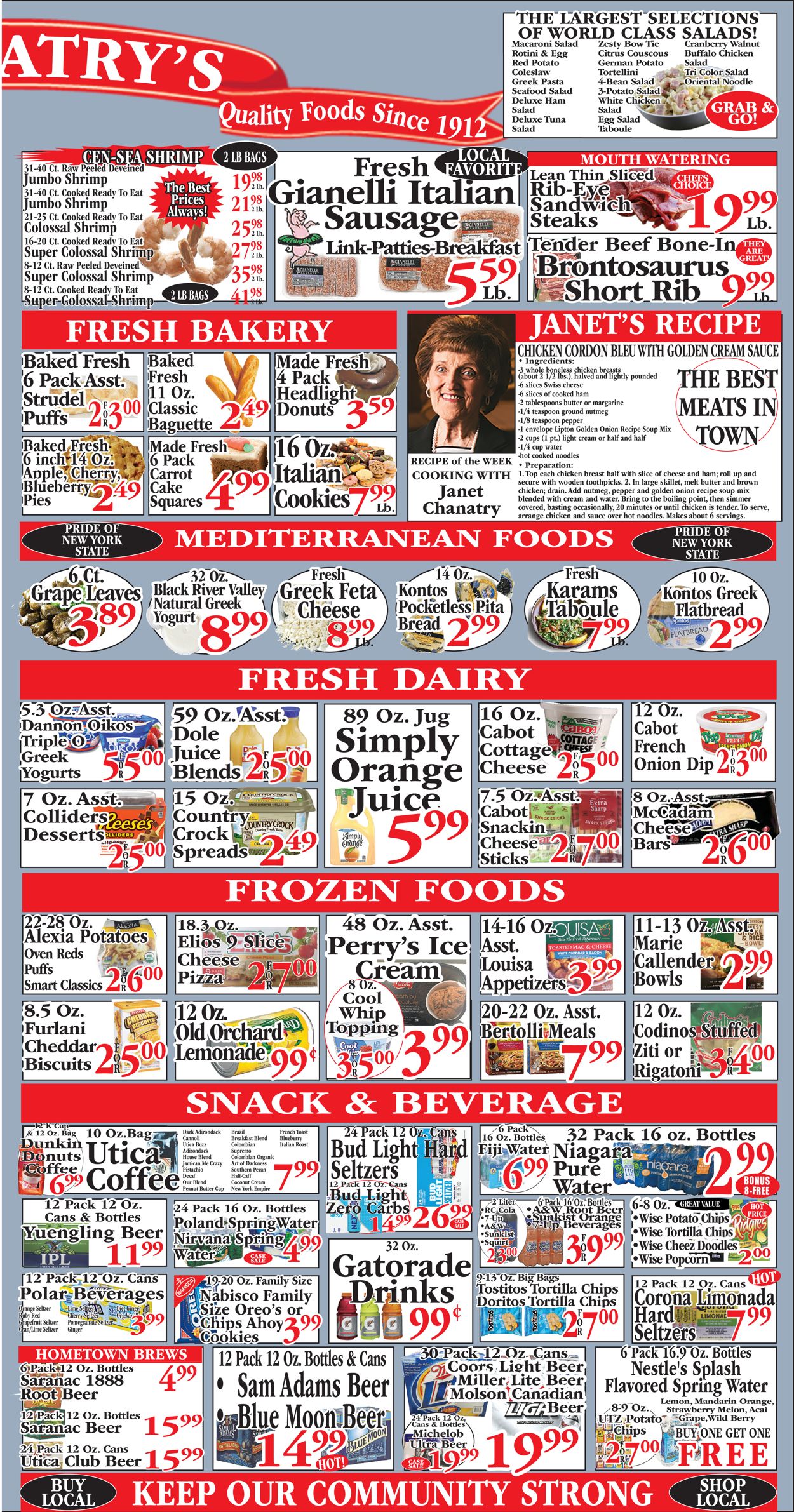 Chanatry's Hometown Market Ad from 02/20/2022