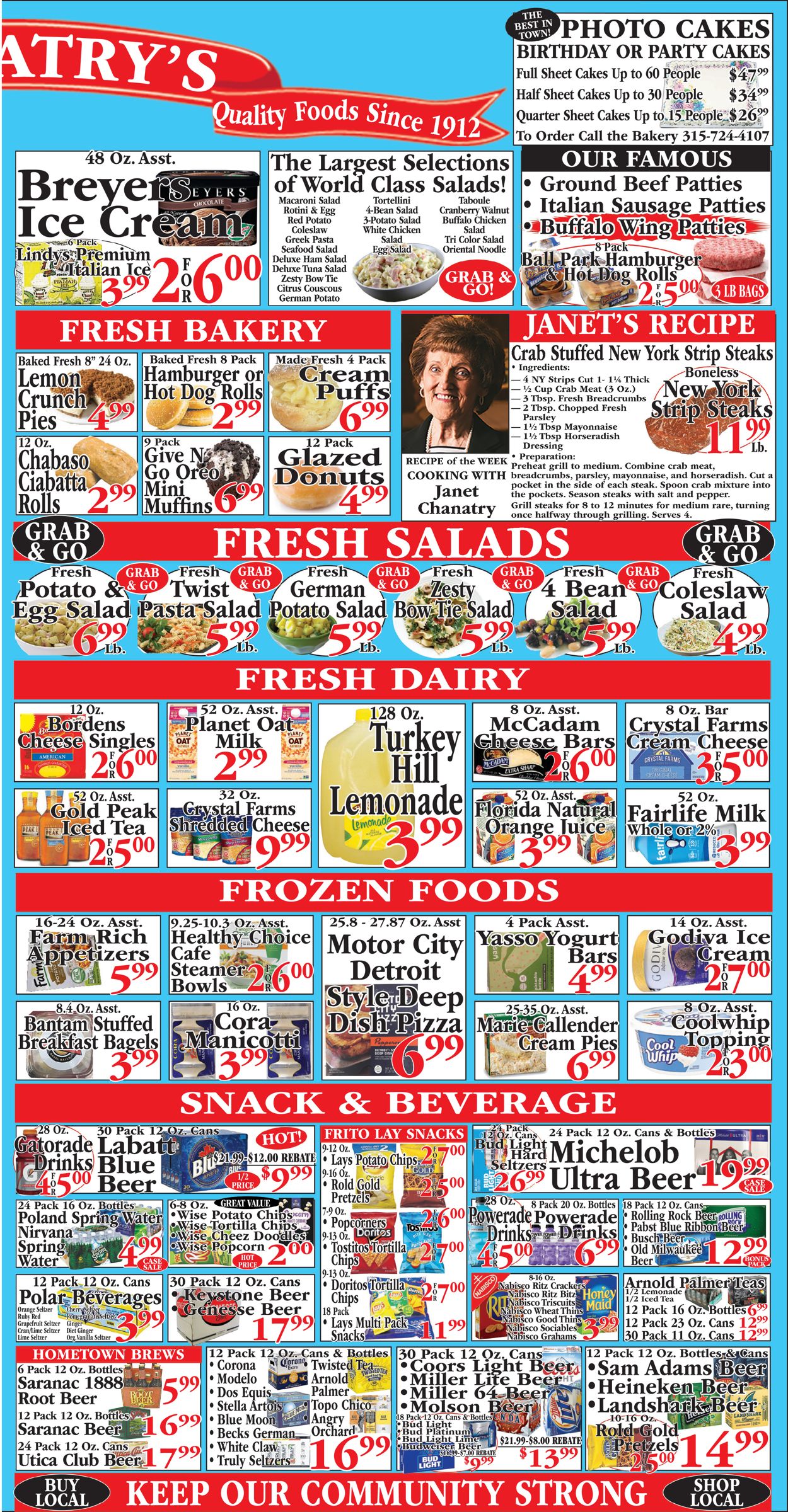 Chanatry's Hometown Market Ad from 06/19/2022
