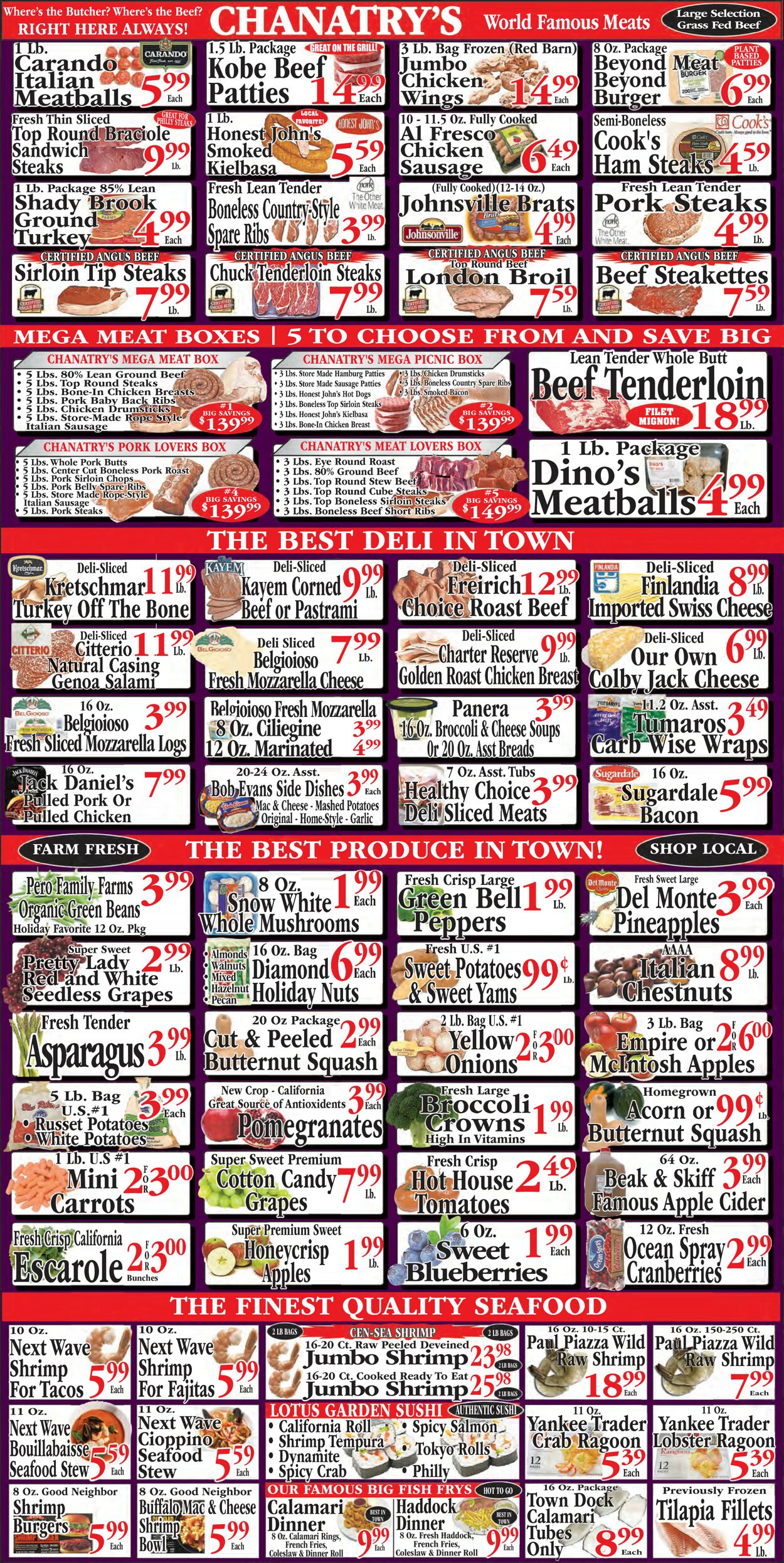 Chanatry's Hometown Market Ad from 11/06/2022