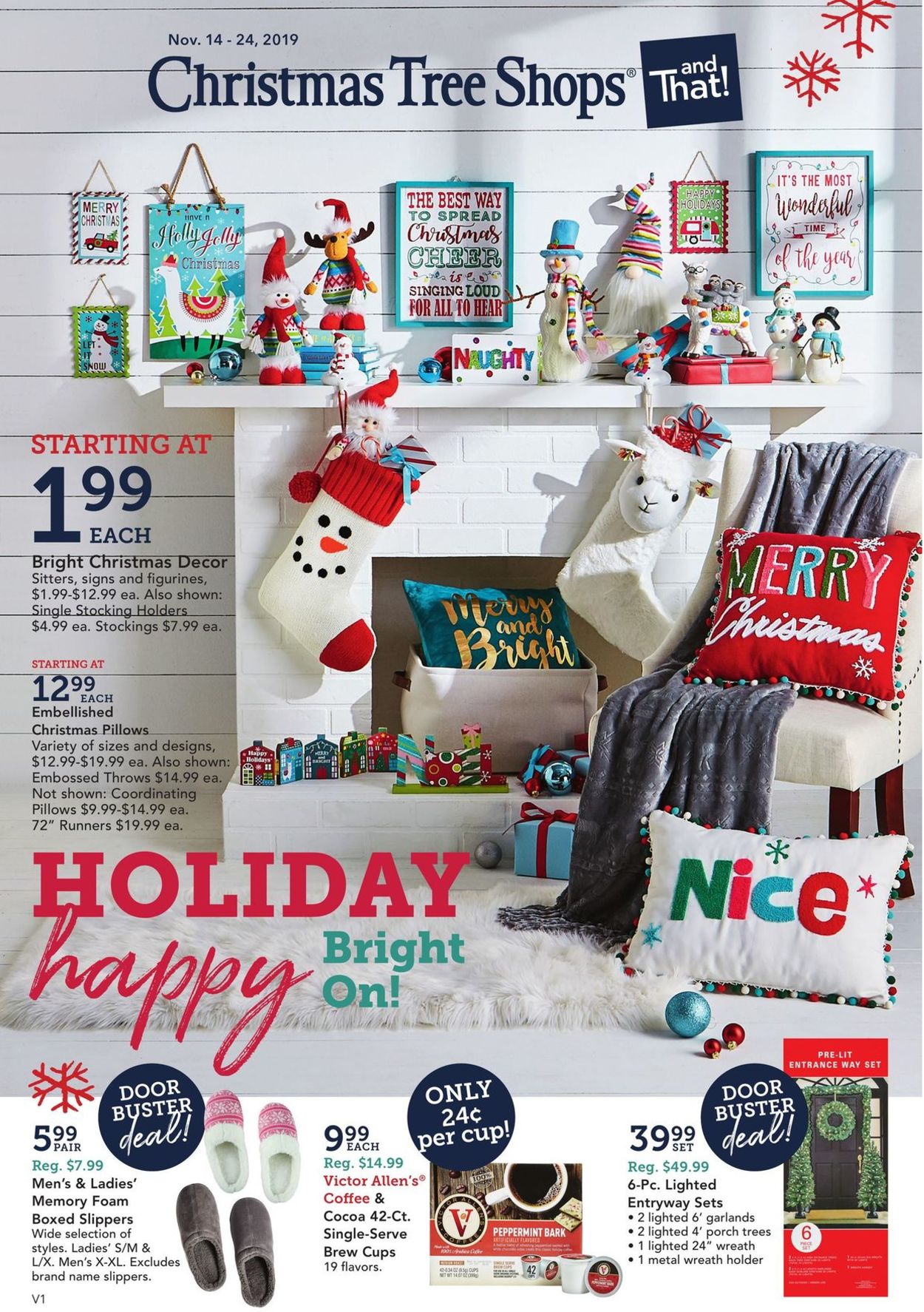 Christmas Tree Shops Ad from 11/14/2019