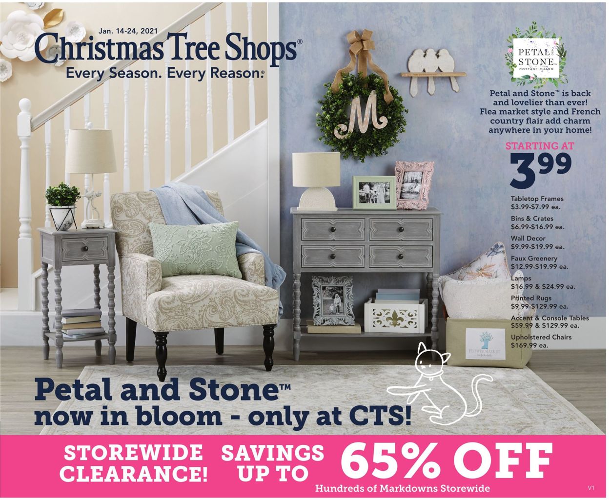 Christmas Tree Shops Ad from 01/14/2021