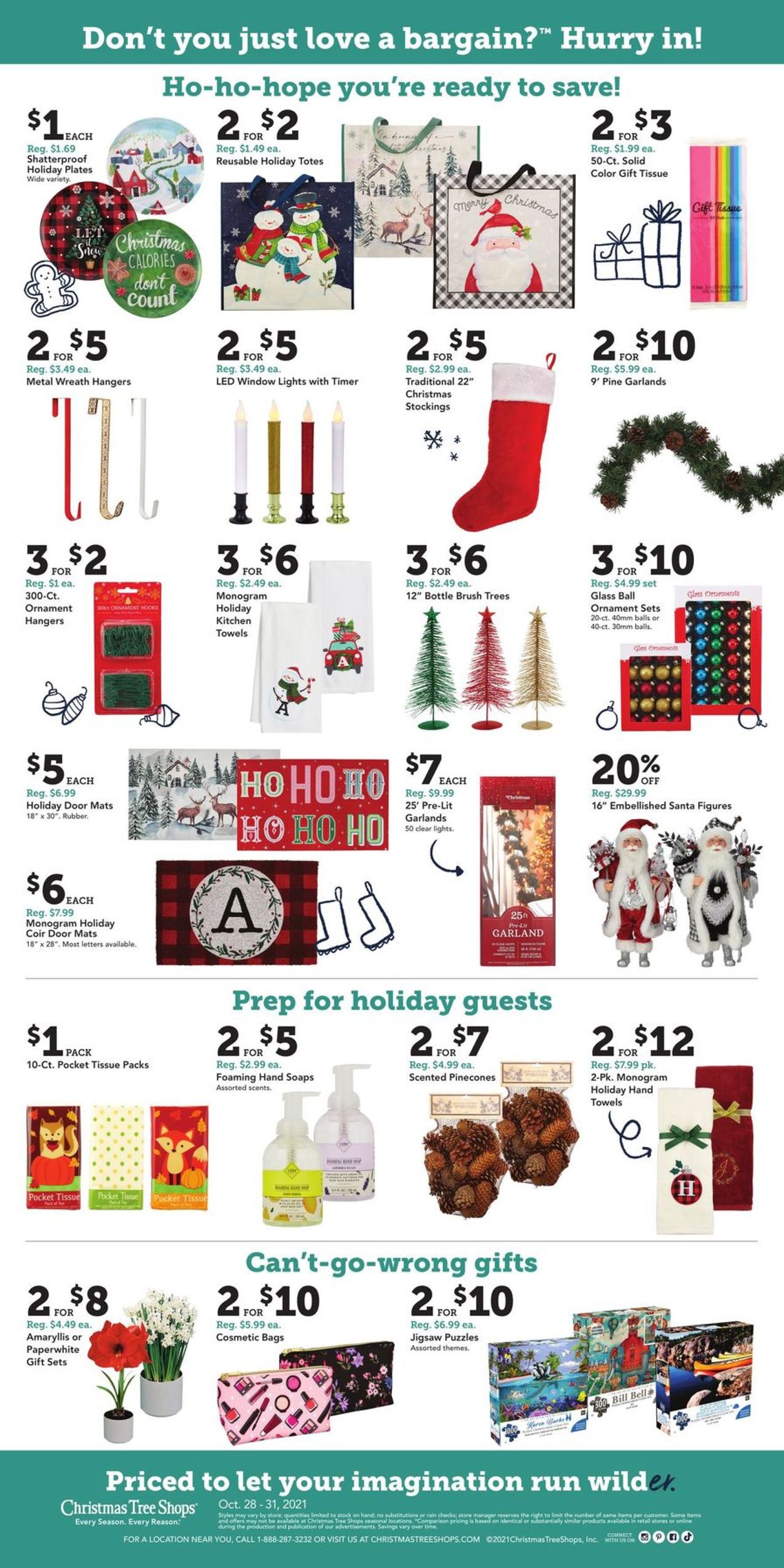 Christmas Tree Shops Ad from 10/28/2021