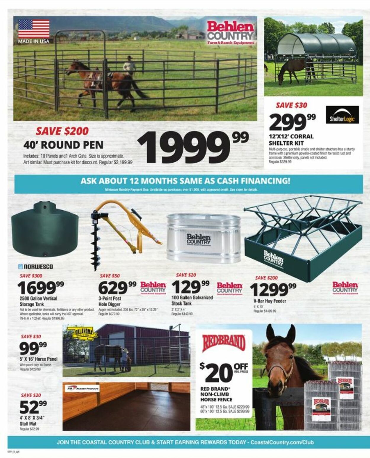 Coastal Farm & Ranch Ad from 09/14/2022