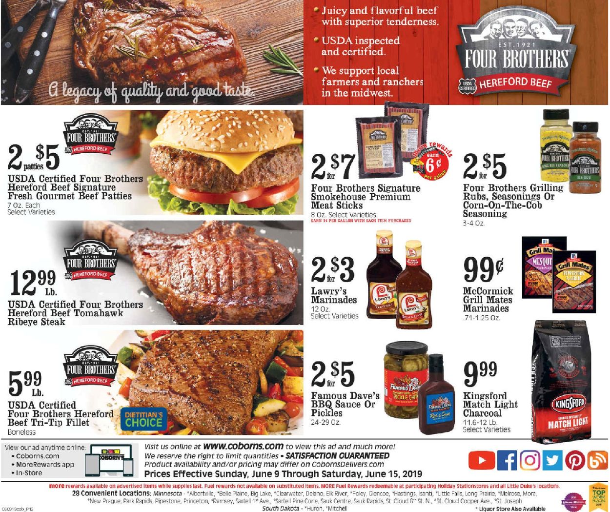 Coborn's Ad from 06/09/2019