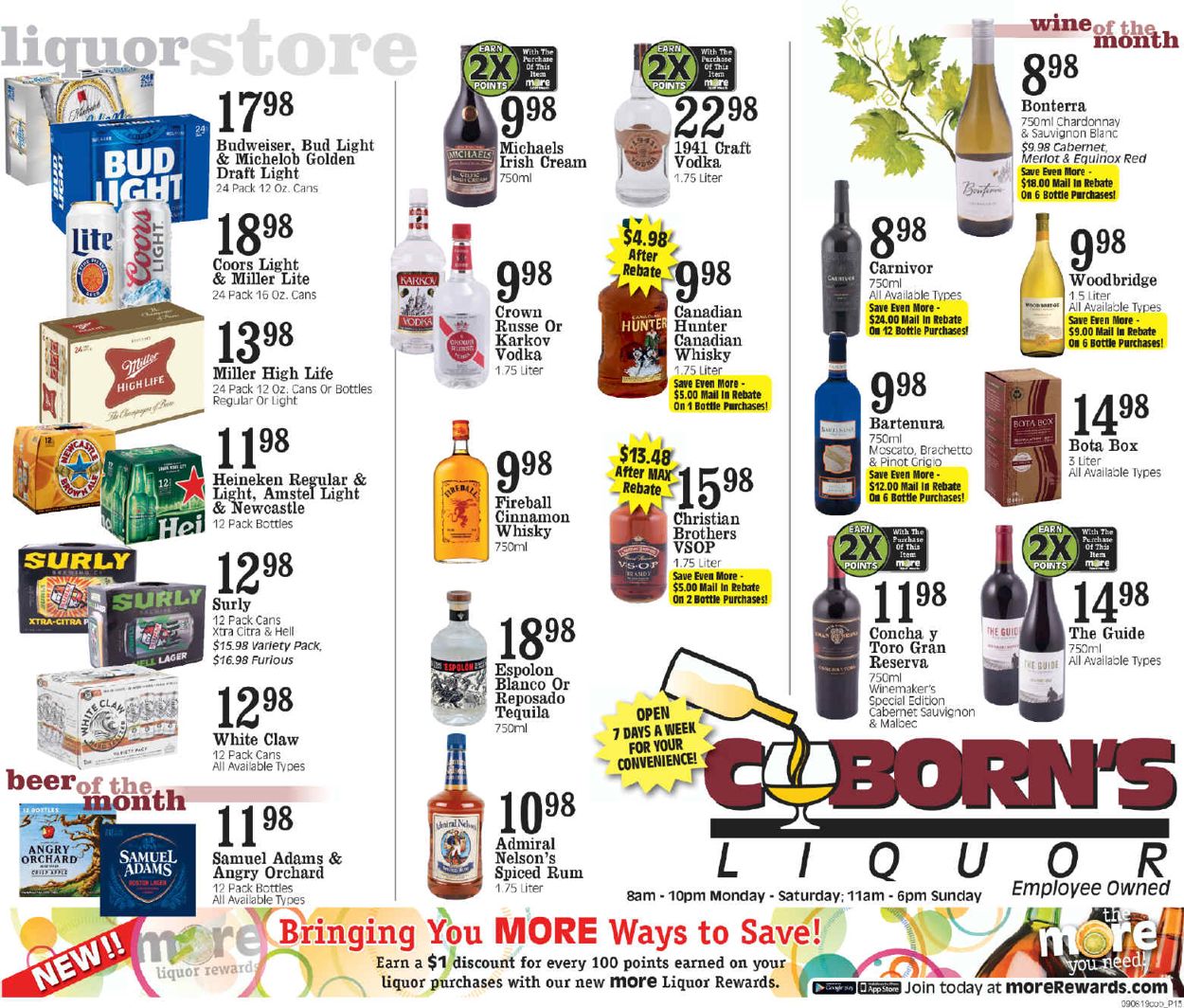 Coborn's Ad from 09/08/2019