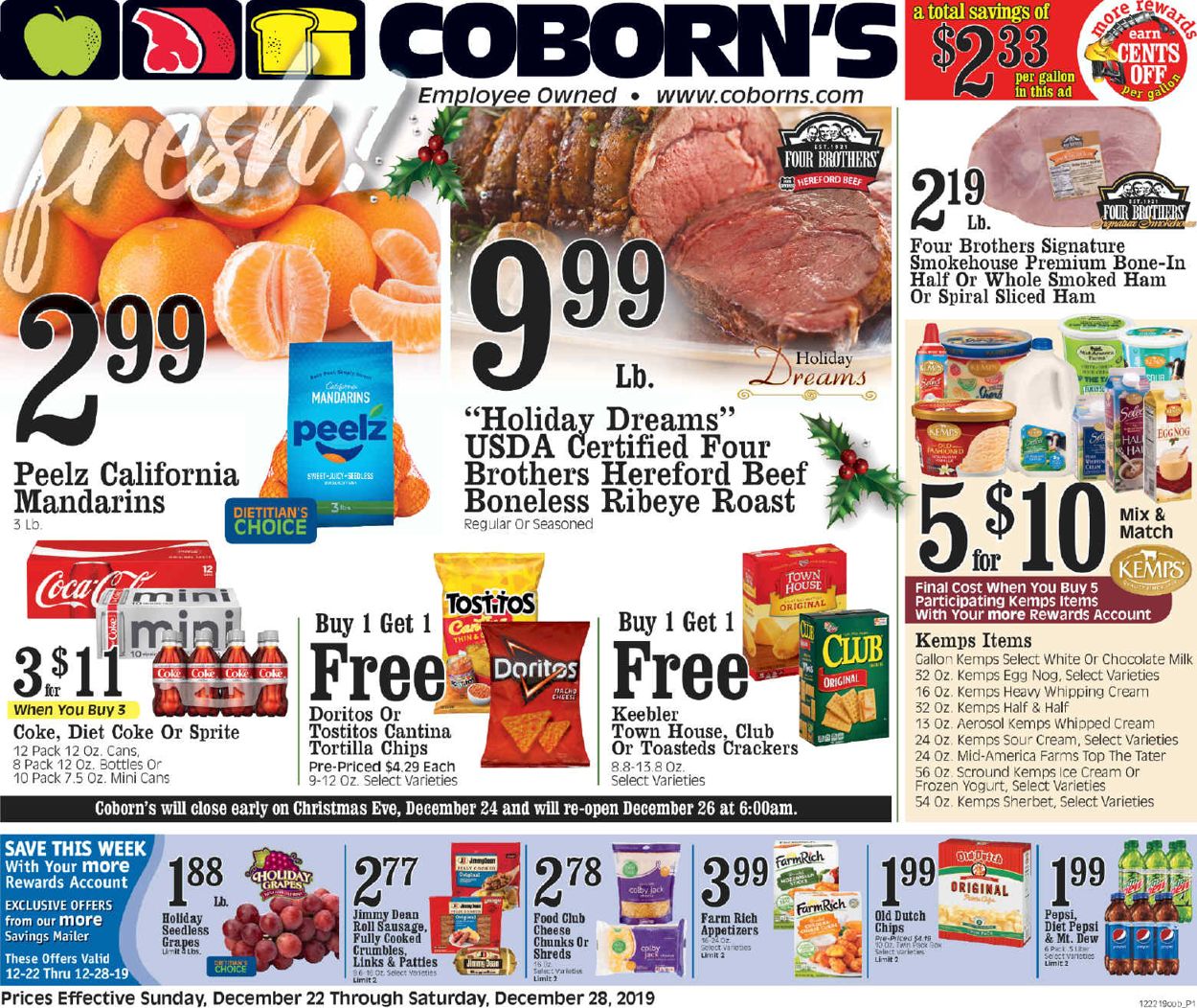 Coborn's Ad from 12/22/2019