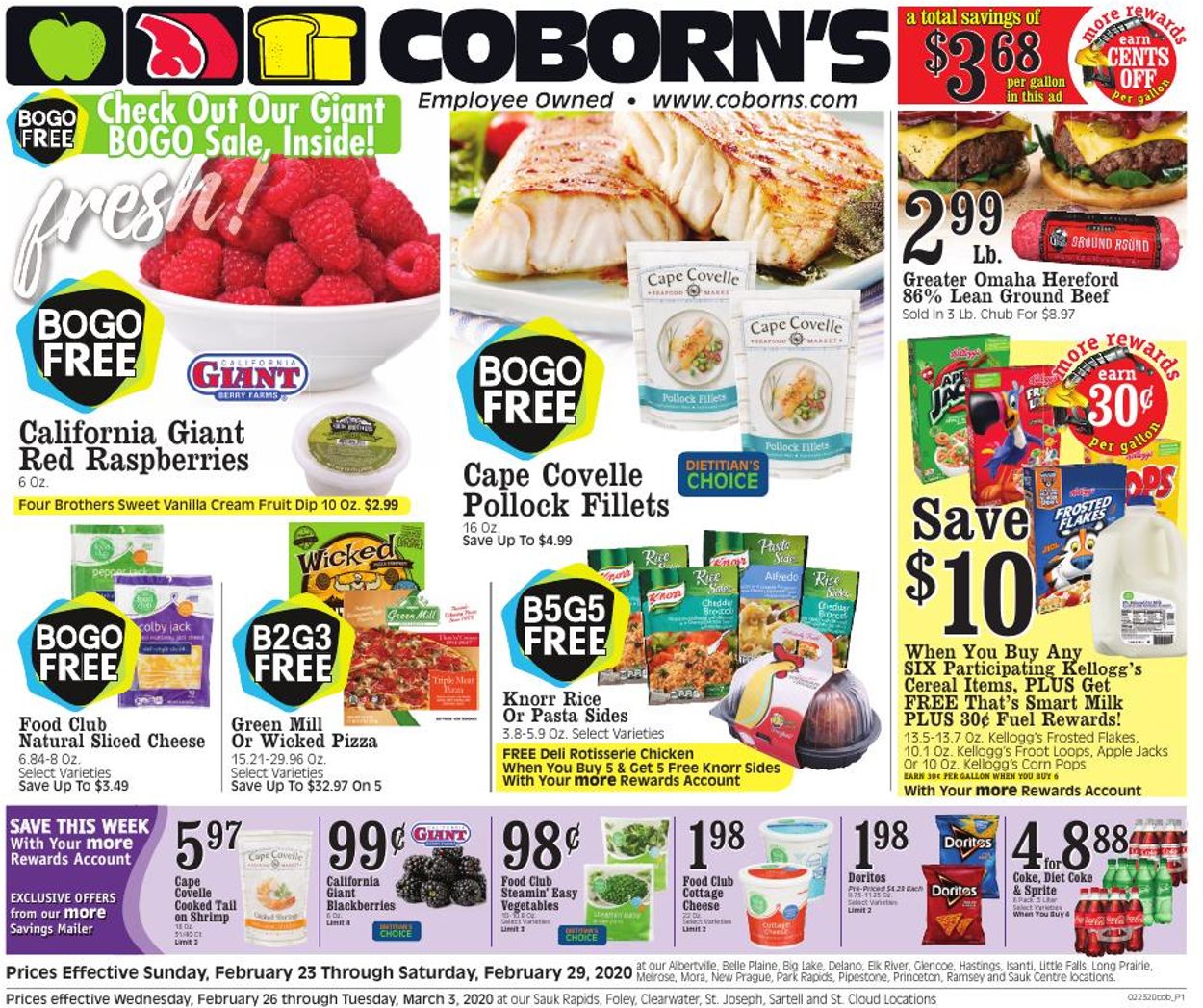 Coborn's Ad from 02/23/2020