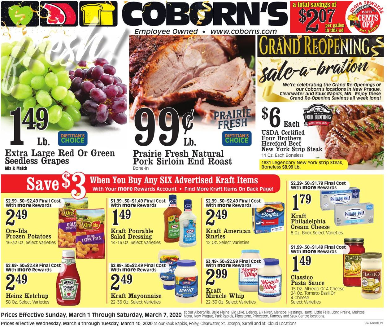 Coborn's Ad from 03/01/2020