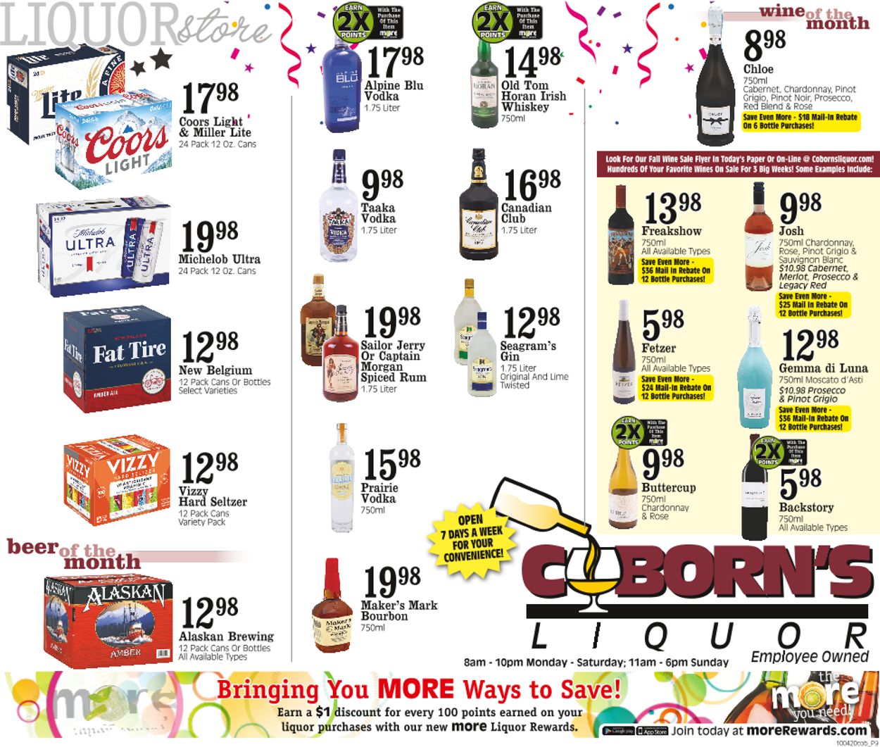 Coborn's Ad from 10/07/2020