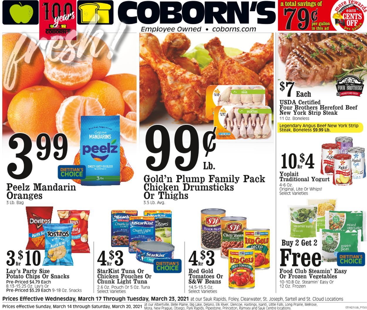 Coborn's Ad from 03/17/2021