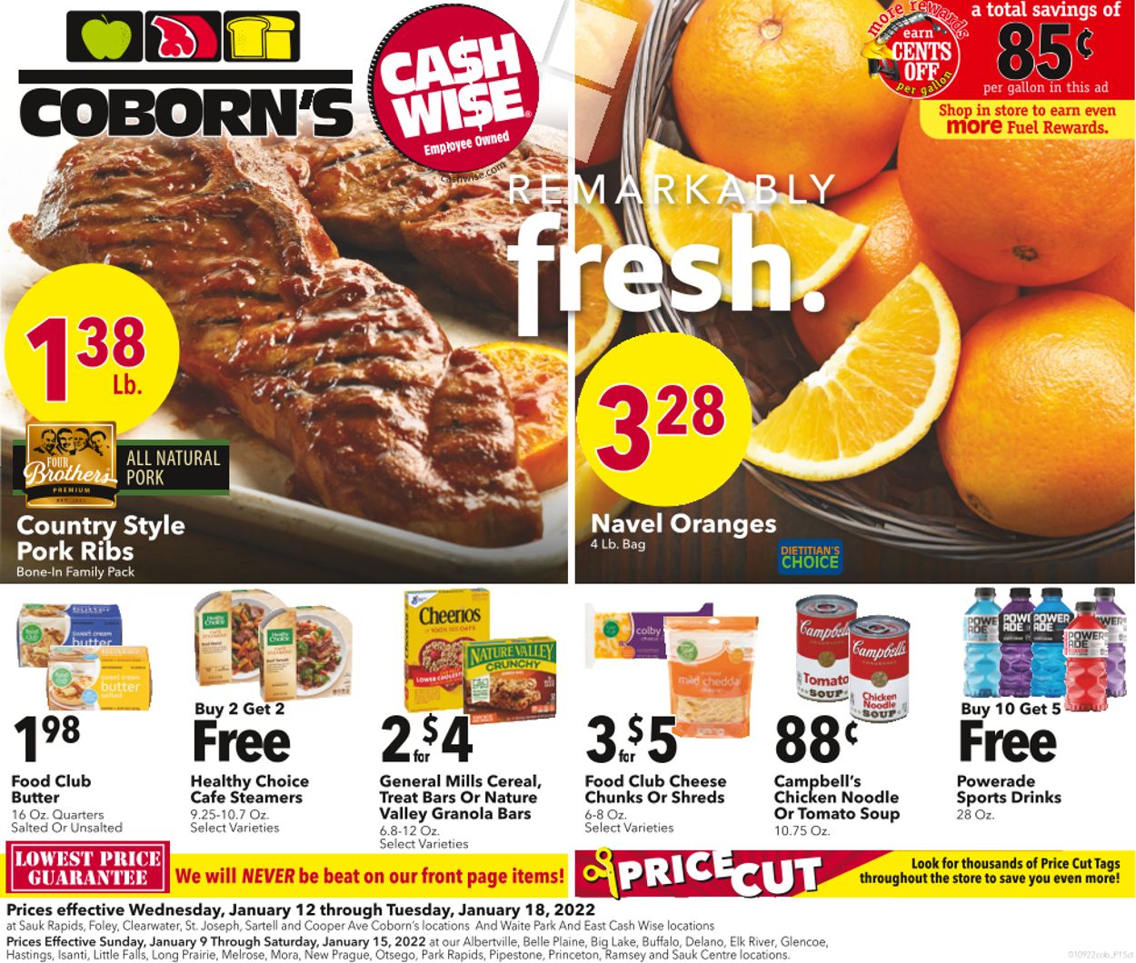 Coborn's Ad from 01/12/2022