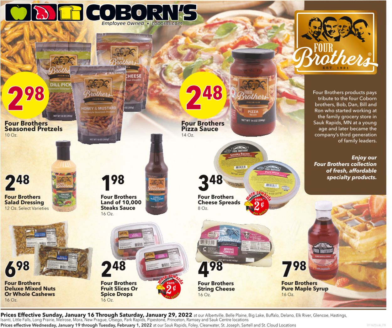 Coborn's Ad from 01/16/2022