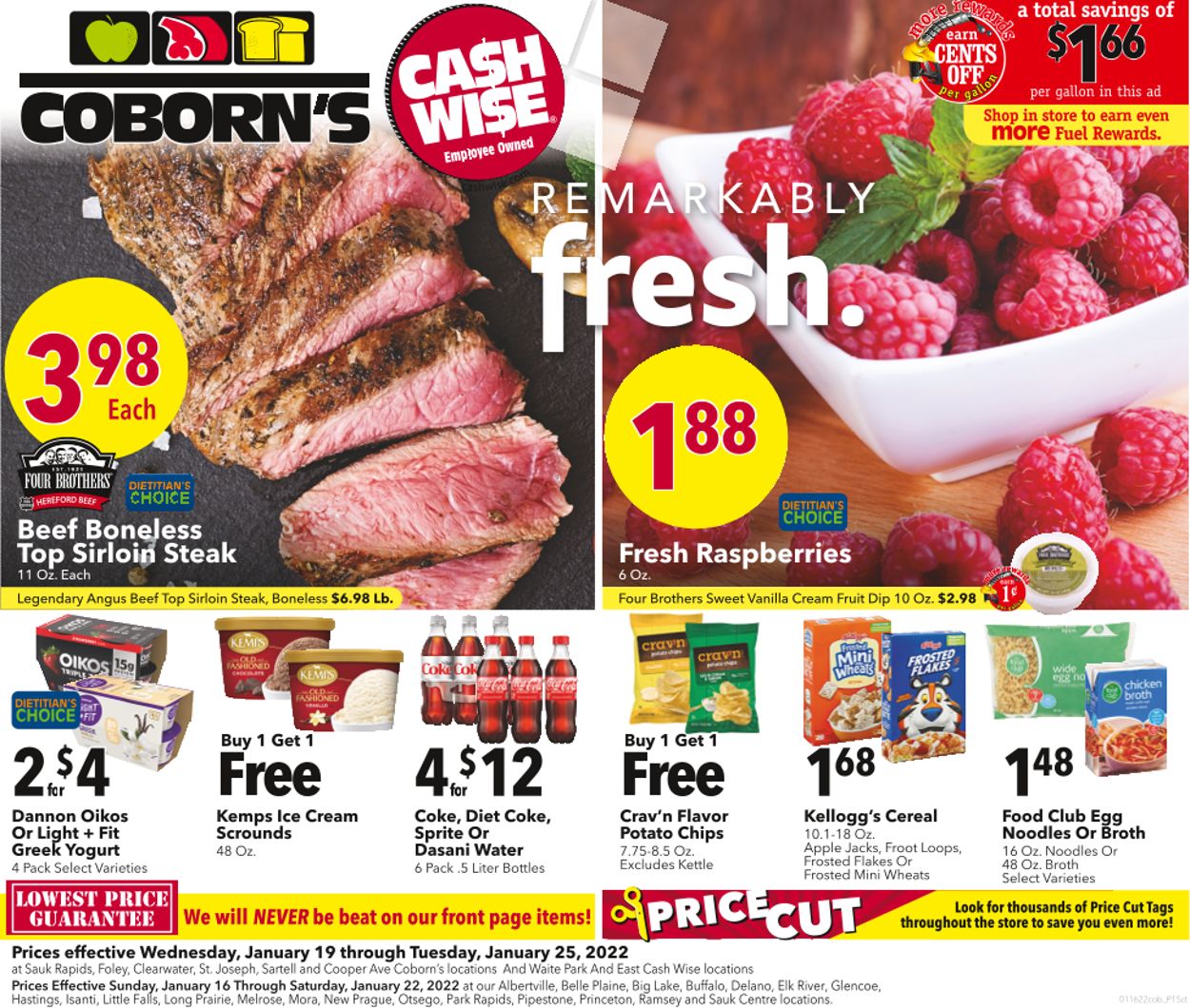 Coborn's Ad from 01/19/2022