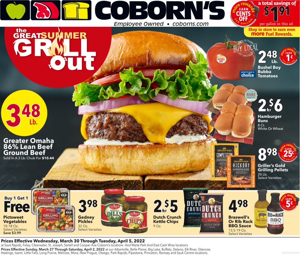 Coborn's Ad from 03/30/2022