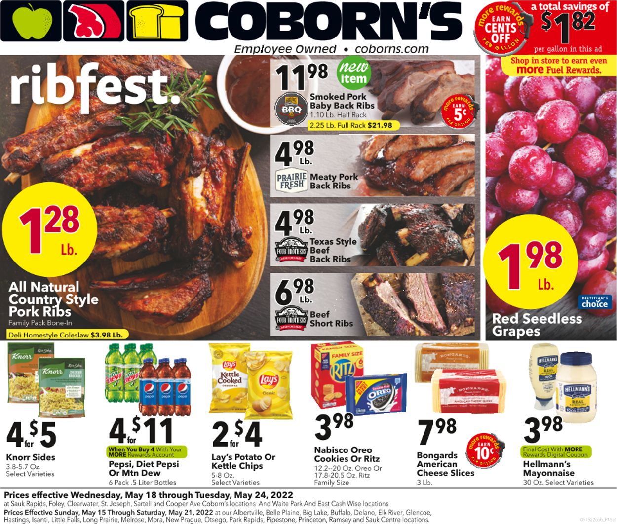 Coborn's Ad from 05/18/2022