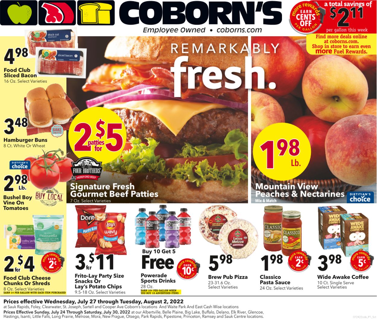 Coborn's Ad from 07/28/2022