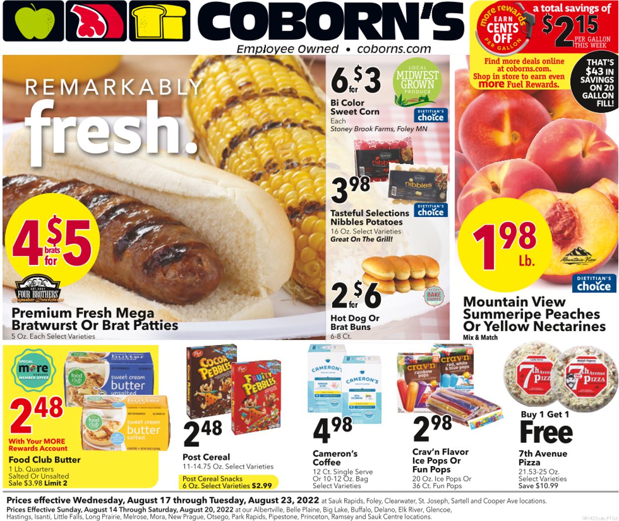 Coborn's Ad from 08/18/2022