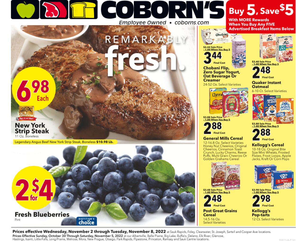 Coborn's Ad from 11/03/2022