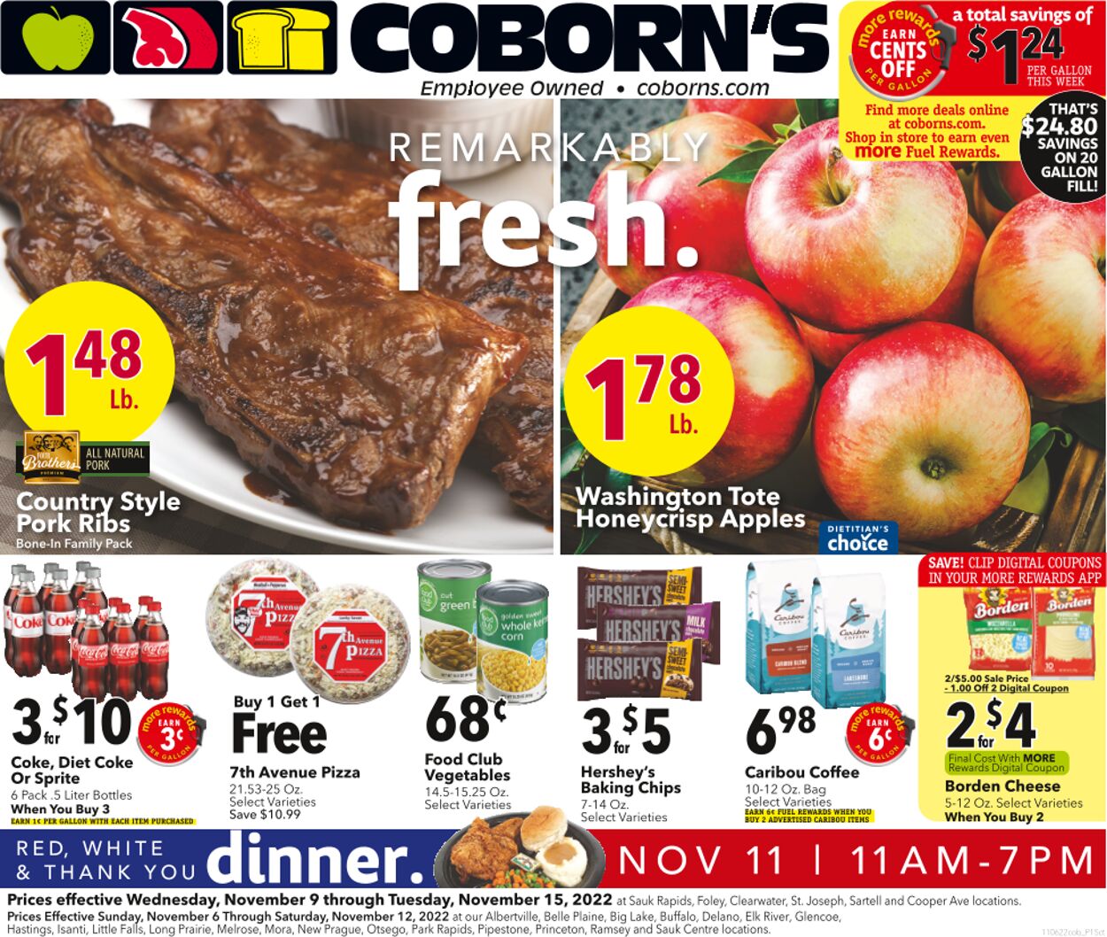 Coborn's Ad from 11/10/2022