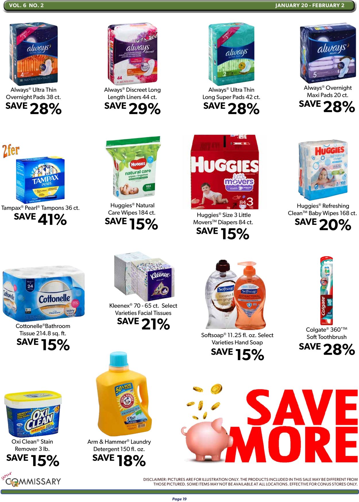 Commissary Ad from 01/20/2020
