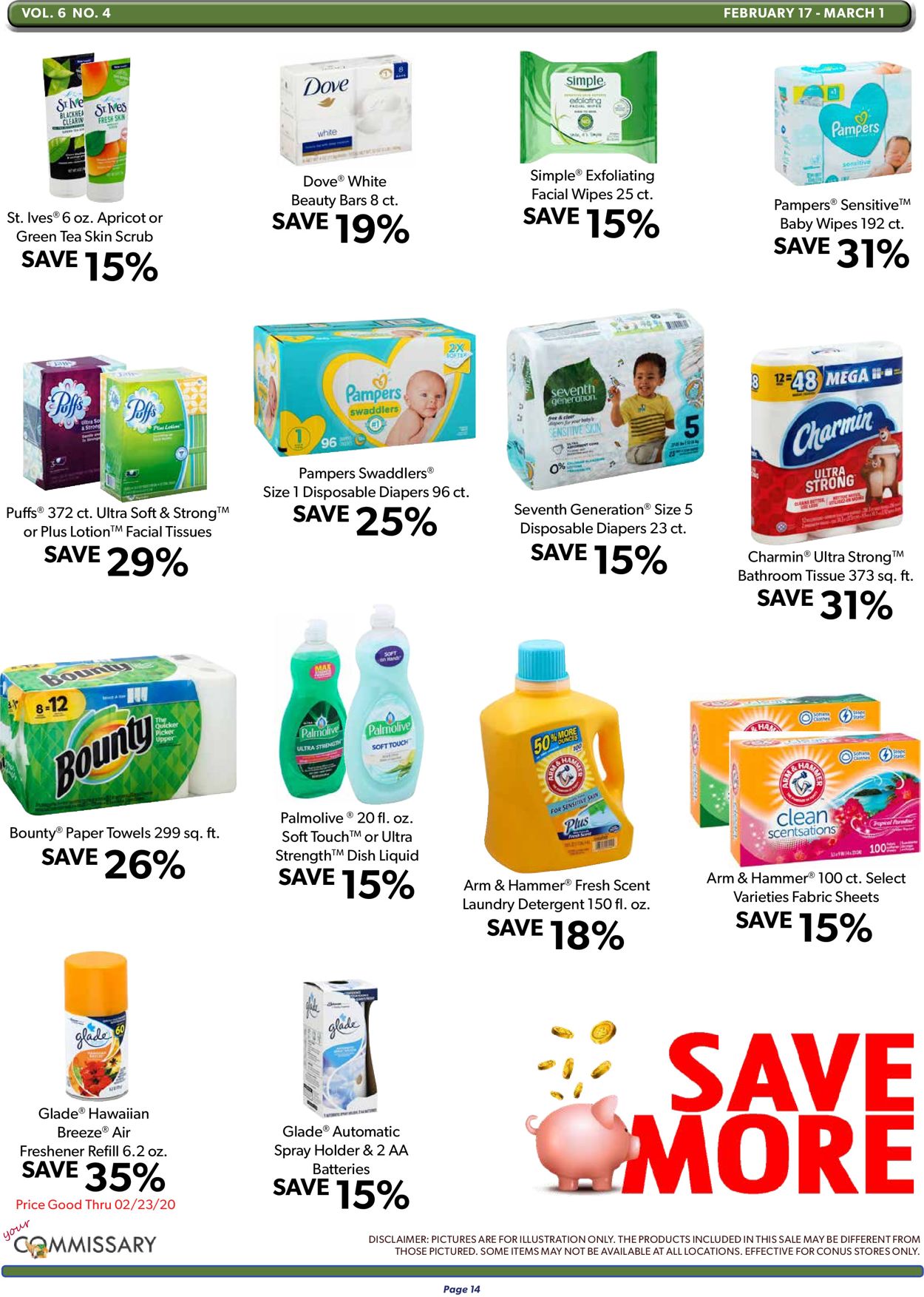 Commissary Ad from 02/17/2020