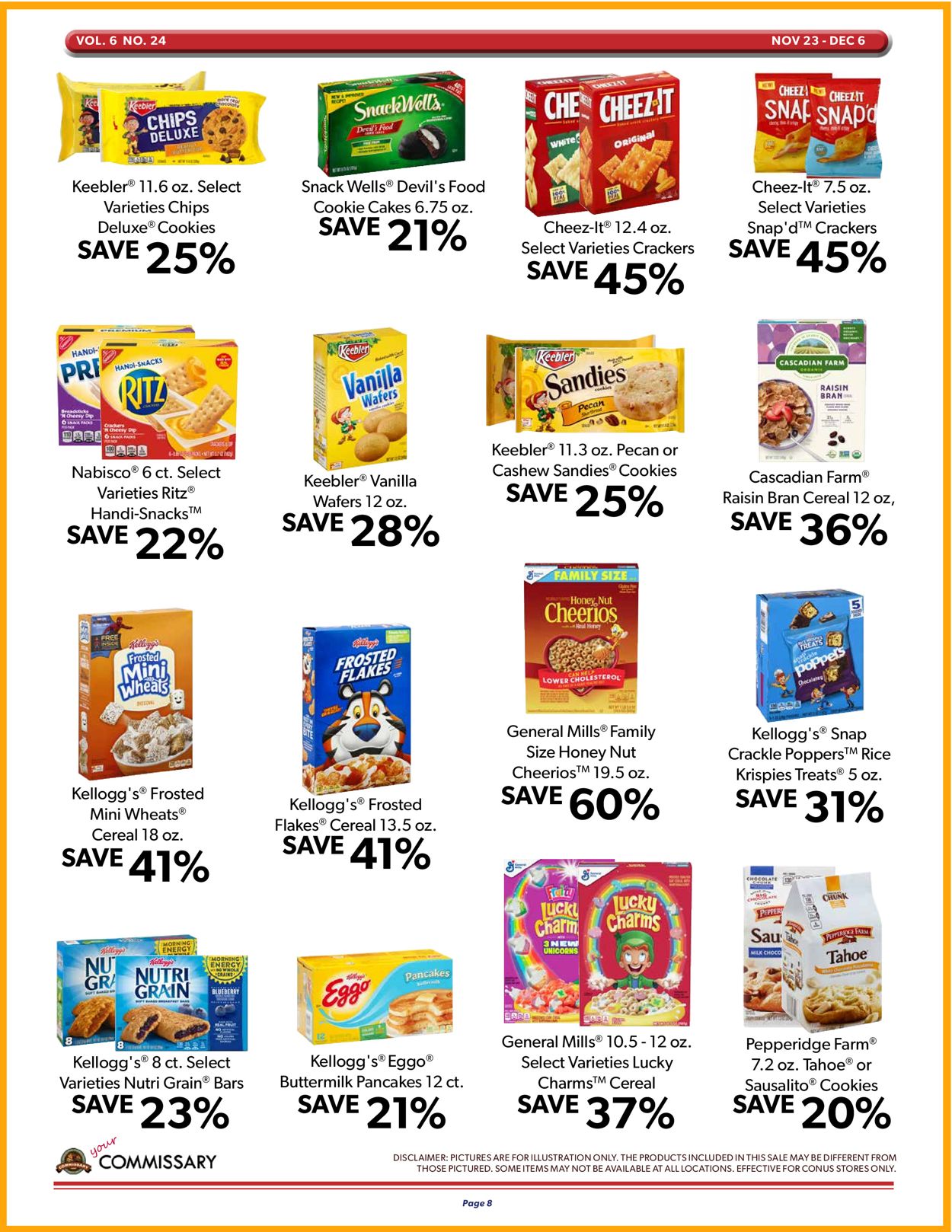 Commissary Ad from 11/23/2020