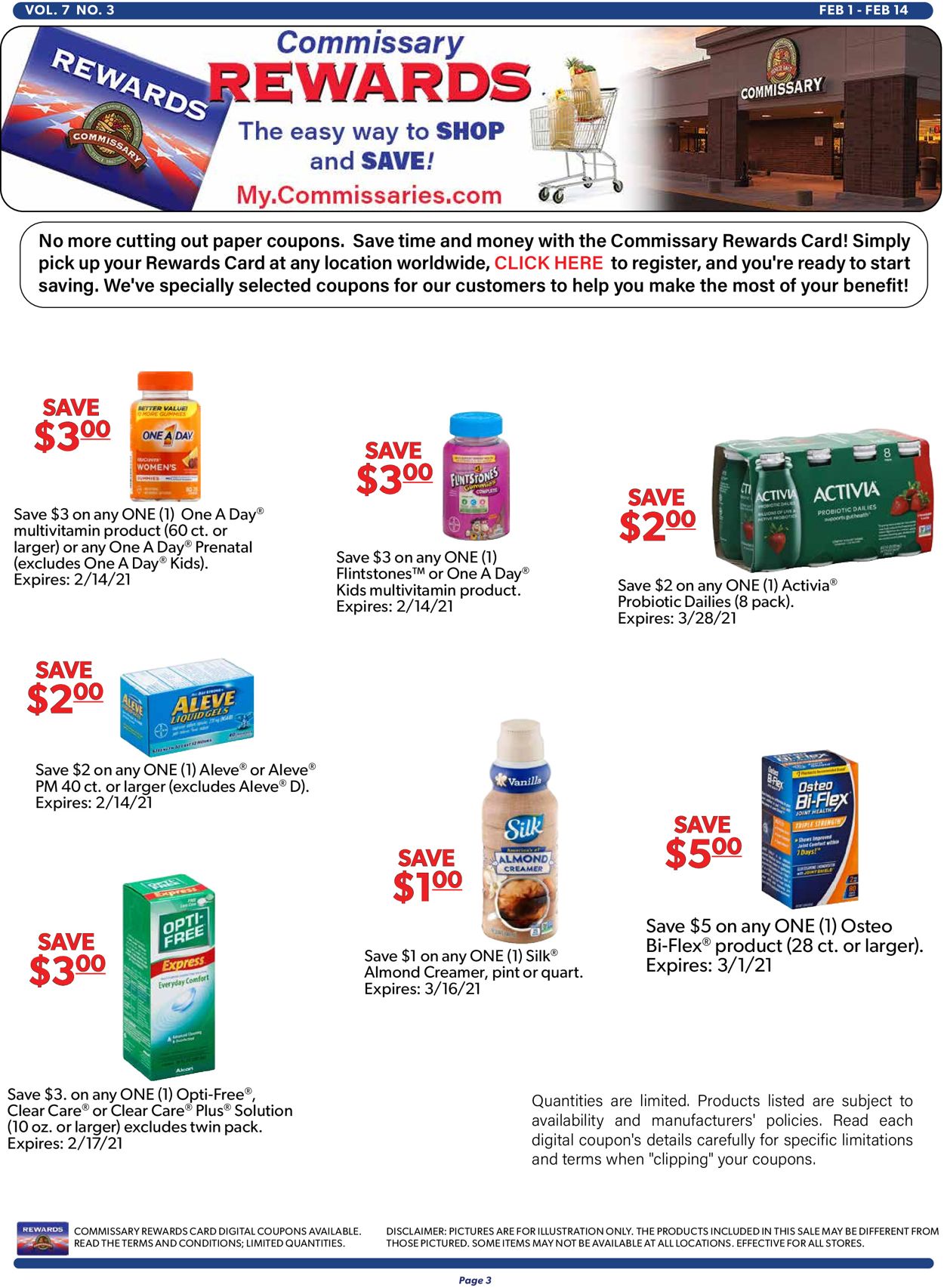 Commissary Ad from 02/01/2021