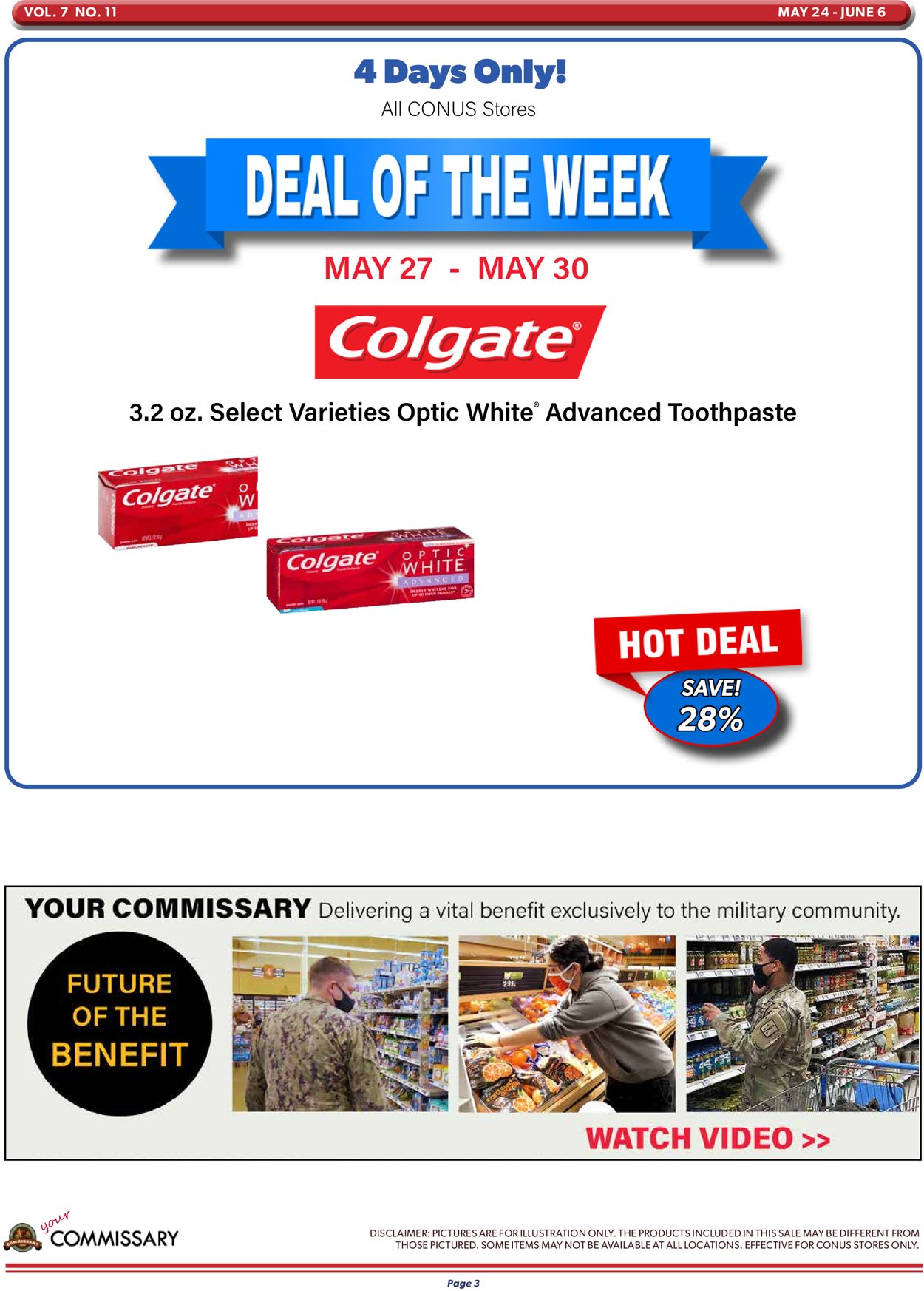 Commissary Ad from 05/24/2021